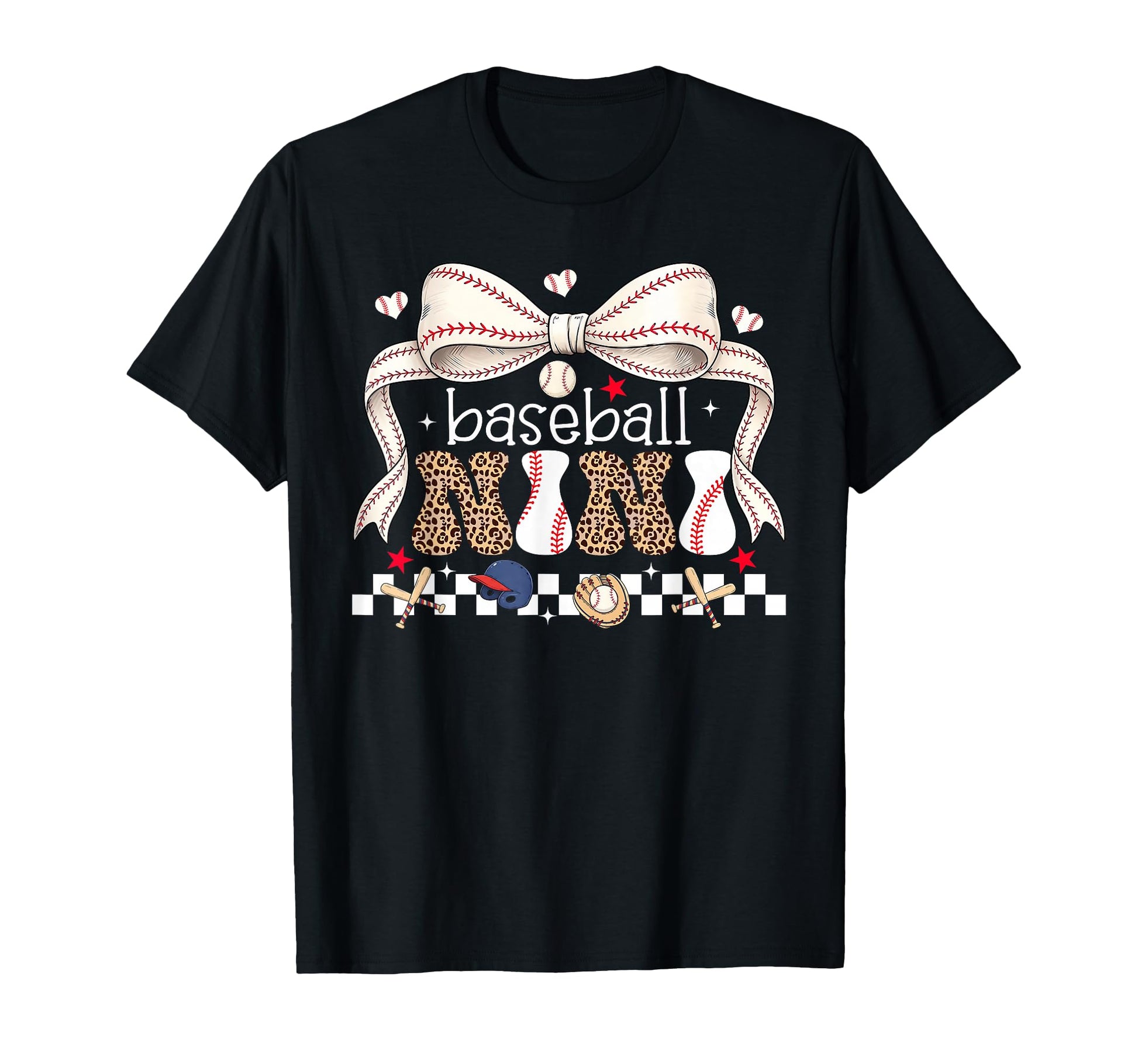 Baseball Nini Coquette Bow T-Shirt - Casual Everyday Wear Men Women - T-Shirt, Sweatshirt, Hoodie