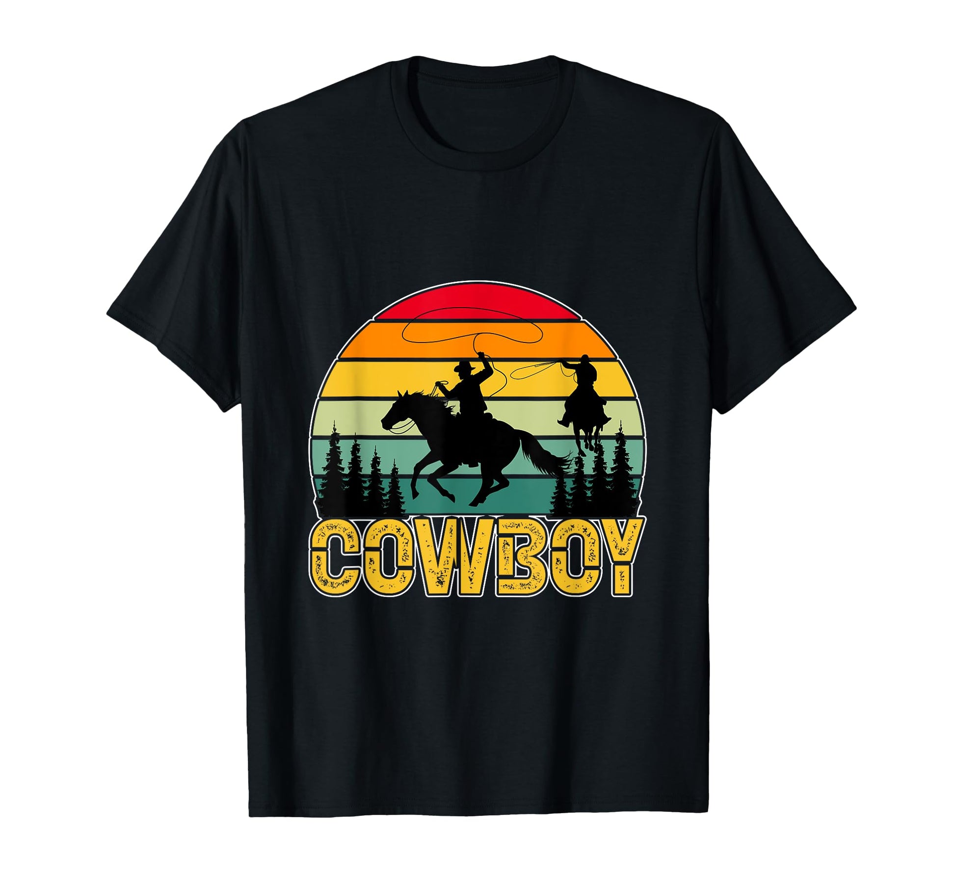 Cowboy Western Cowboys T-Shirt - Unique Graphic Unisex - T-Shirt, Sweatshirt, Hoodie