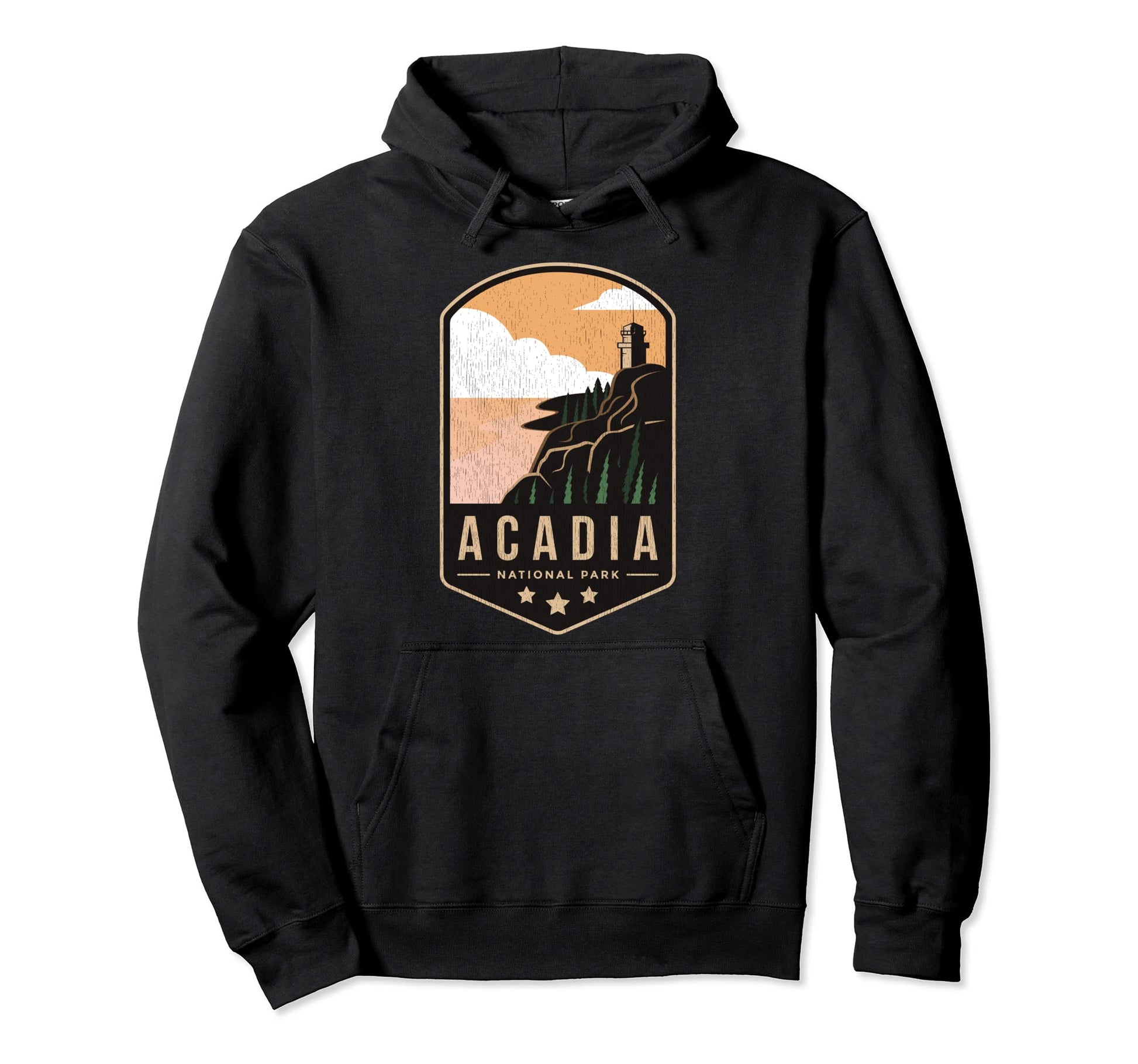 Souvenir Acadia National Park Outfit Hoodie - Streetwear Style Men Women - T-Shirt, Sweatshirt, Hoodie