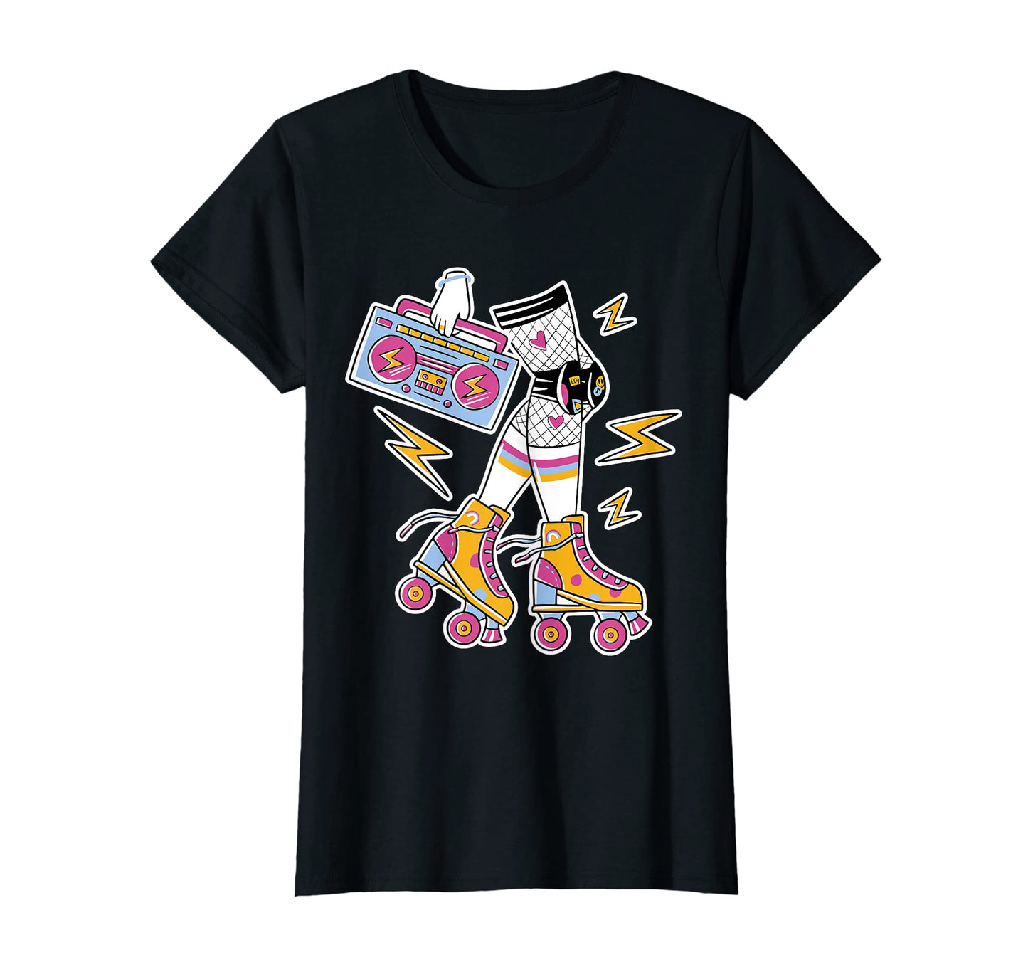 Womens Roller Skate Rollerskating T-Shirt - Trendy Graphic Men Women - T-Shirt, Sweatshirt, Hoodie