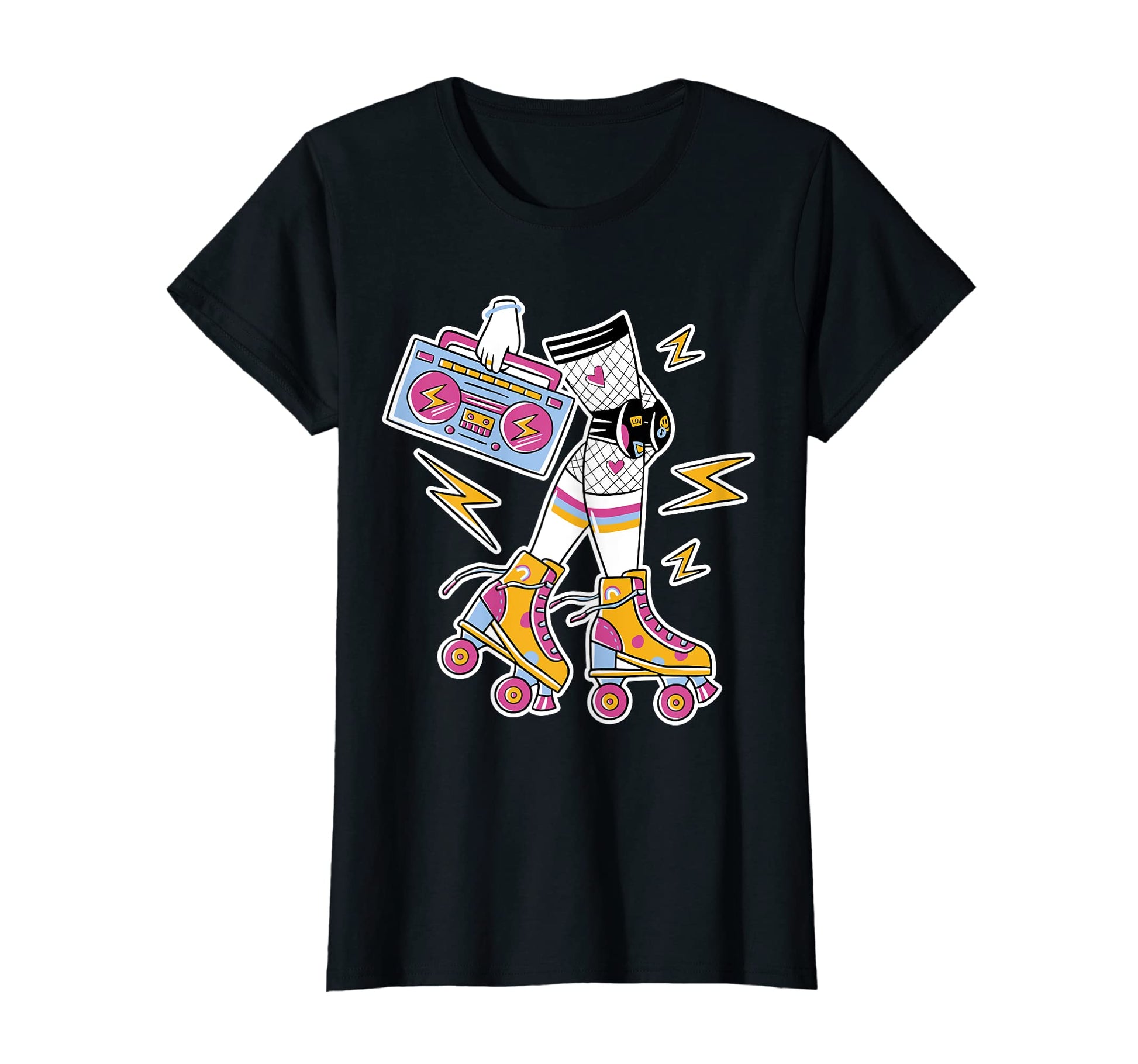 Womens Roller Skate Rollerskating T-Shirt - Trendy Graphic Men Women - T-Shirt, Sweatshirt, Hoodie