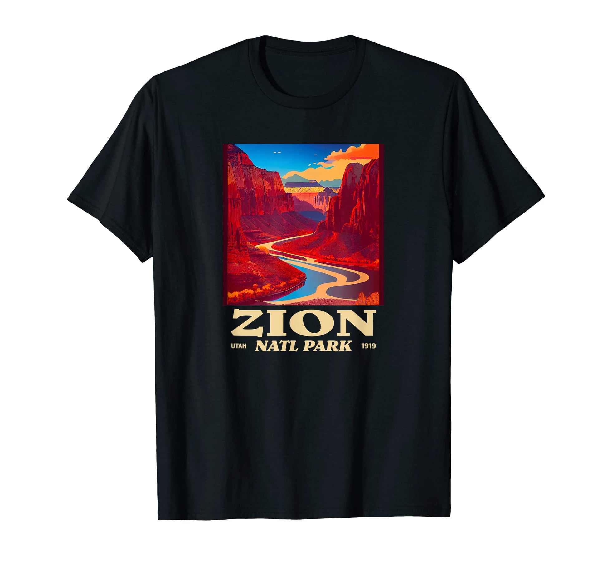 Zion Utah Zion National Park T-Shirt - Casual Everyday Wear for Adults - T-Shirt, Sweatshirt, Hoodie