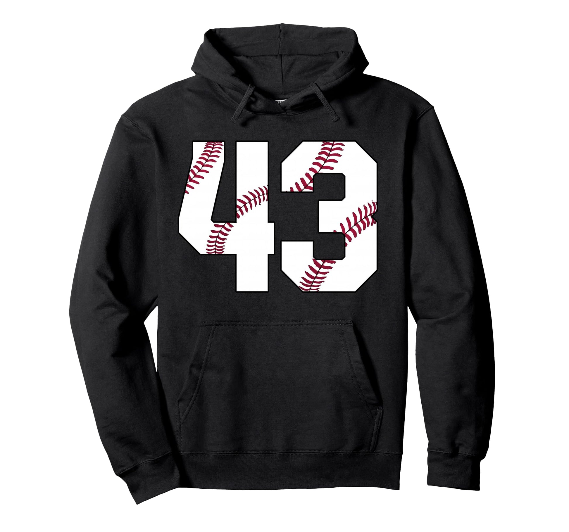 Baseball 1983 43Rd Birthday 43 Years Hoodie - Novelty Apparel for Adults - T-Shirt, Sweatshirt, Hoodie