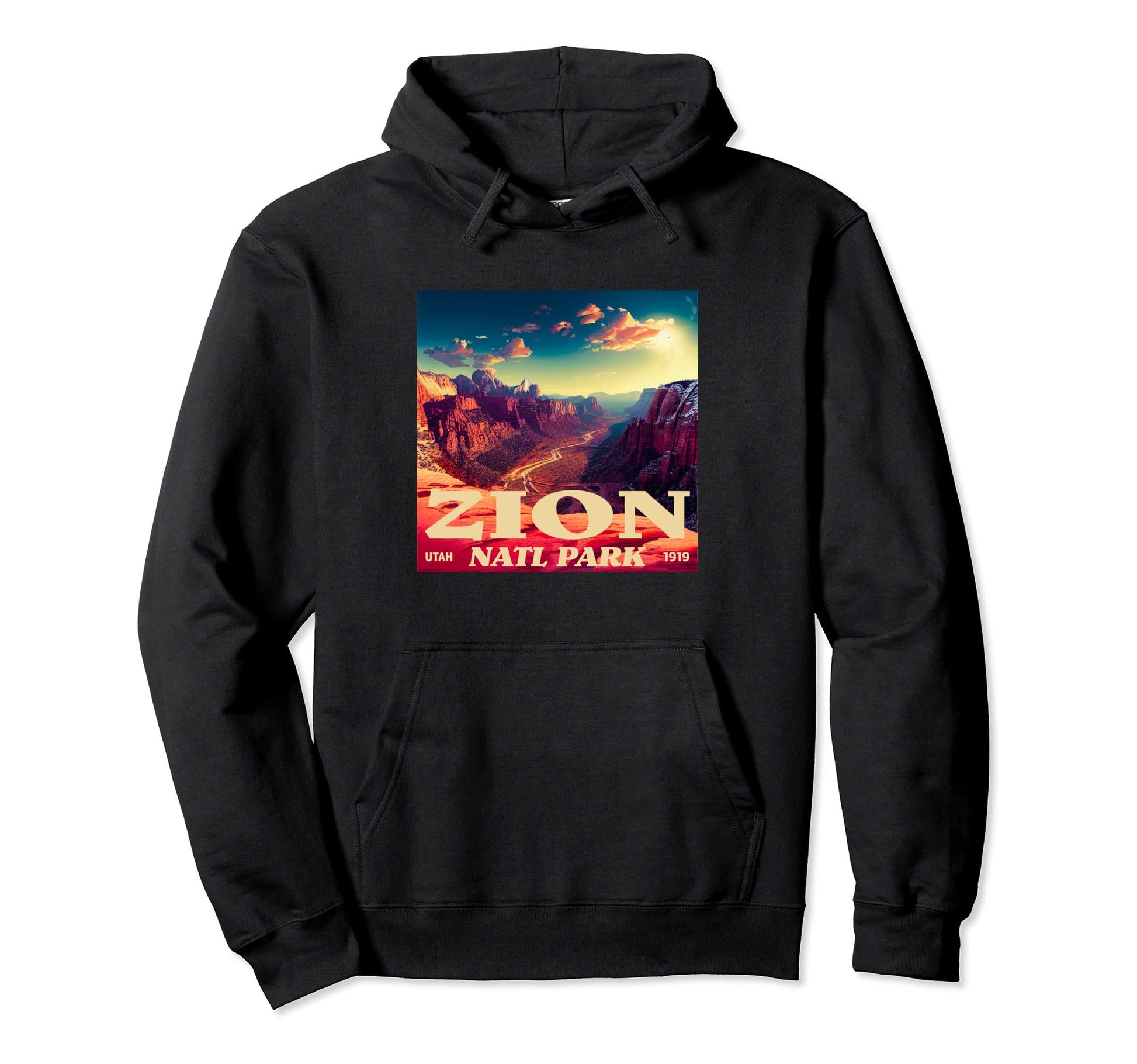 Zion Utah Zion National Park Hoodie - Streetwear Style Unisex - T-Shirt, Sweatshirt, Hoodie