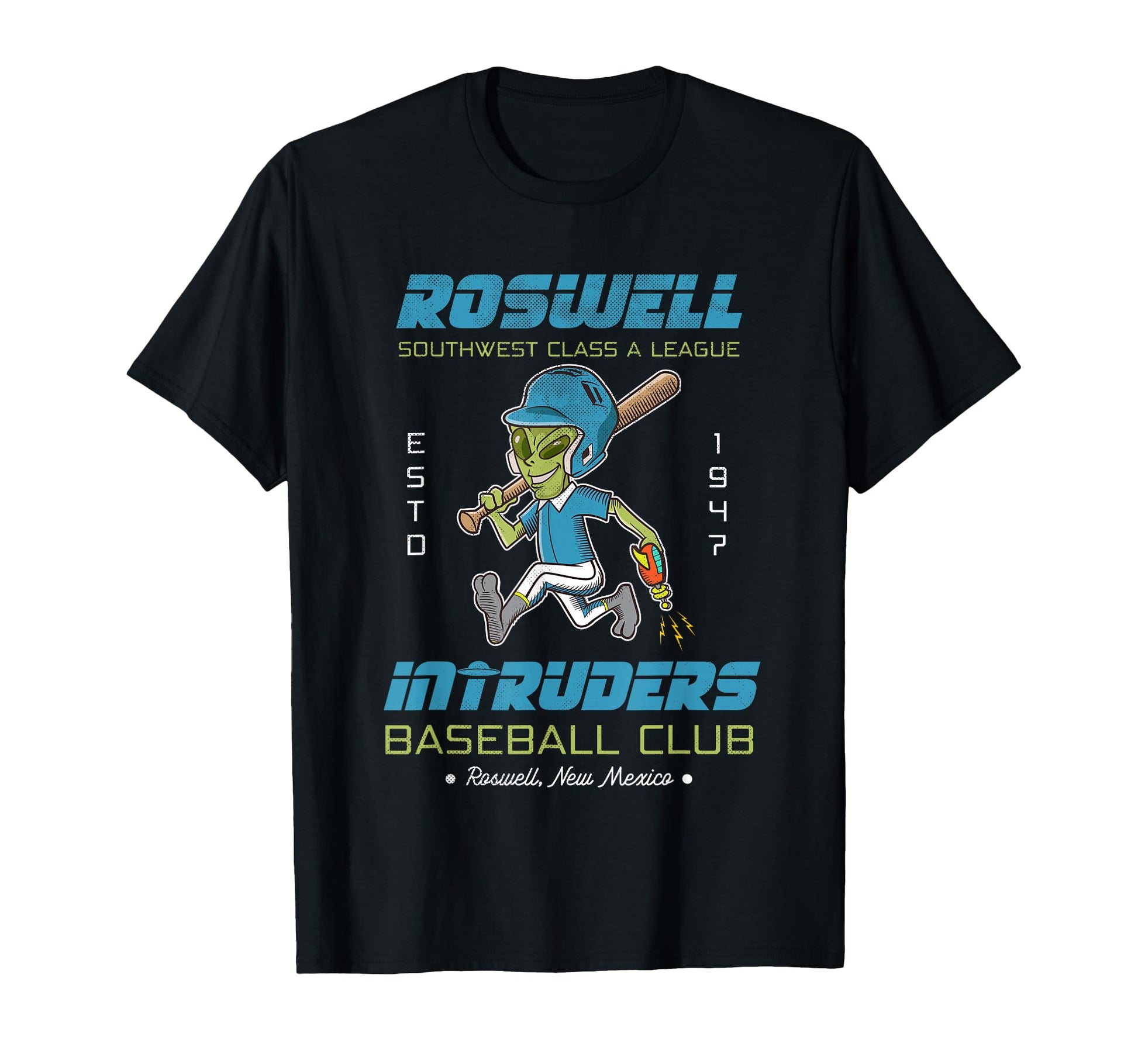 Roswell Nm Intruders Minor League T-Shirt - Aesthetic Graphic Unisex - T-Shirt, Sweatshirt, Hoodie