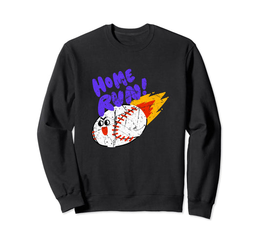 Baseball Home Run Game Player Mom Sweatshirt - Unique Graphic for Adults - T-Shirt, Sweatshirt, Hoodie