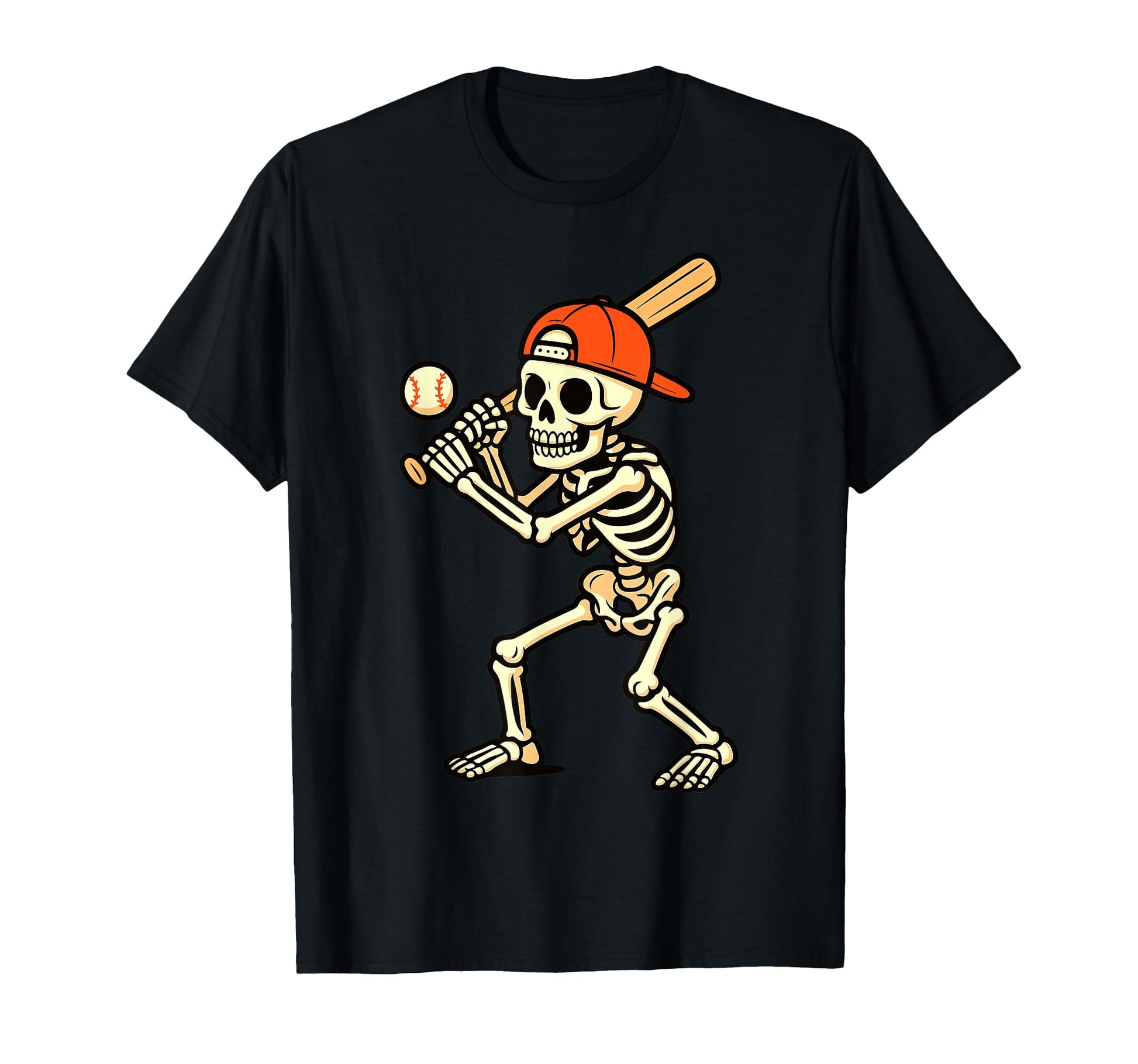 Skeleton Baseball Player Funny T-Shirt - Novelty Apparel for Adults - T-Shirt, Sweatshirt, Hoodie