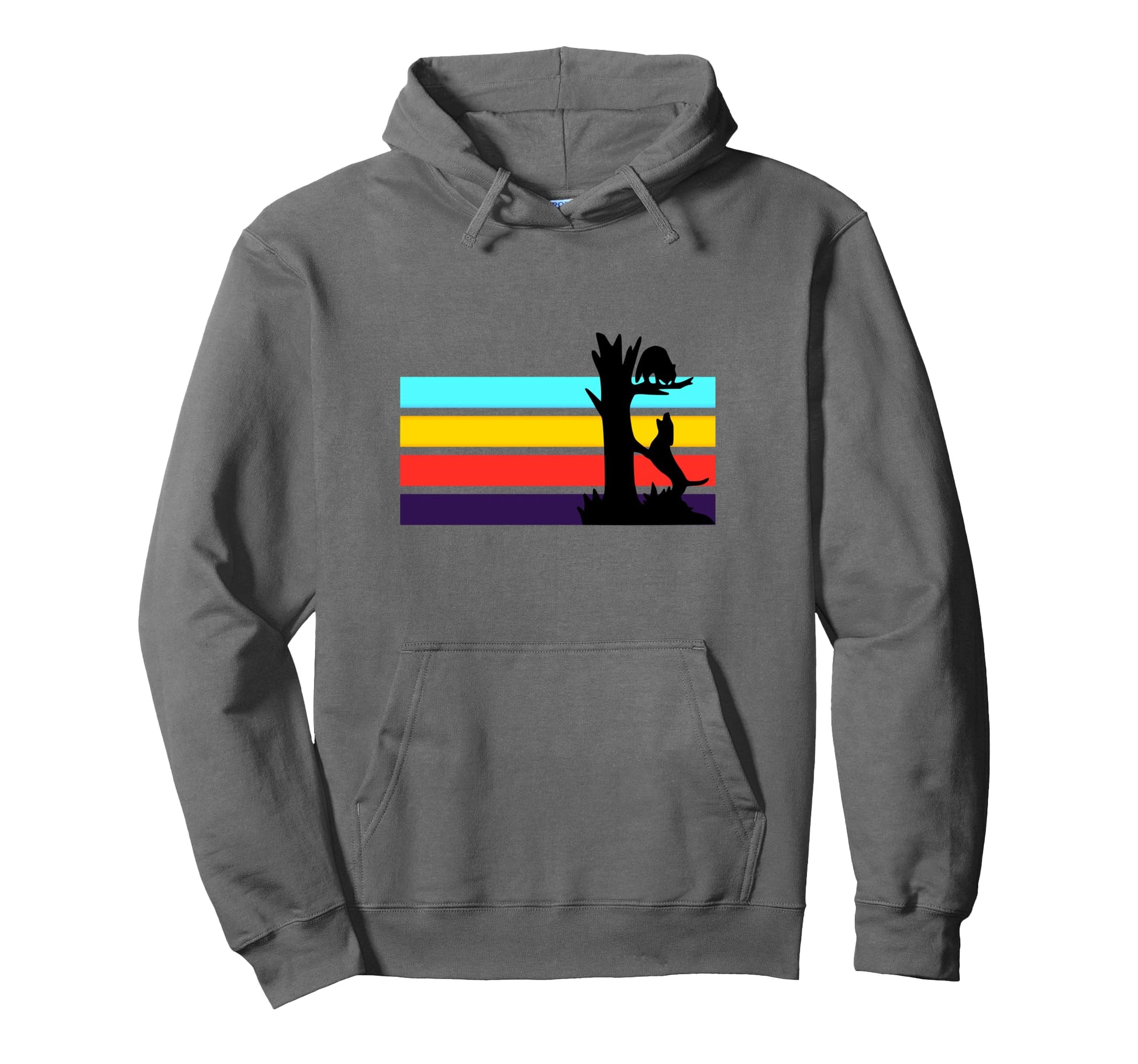 Coon Hunter Stripe Coonhound Dog Hoodie - Fun Novelty Design Unisex - T-Shirt, Sweatshirt, Hoodie
