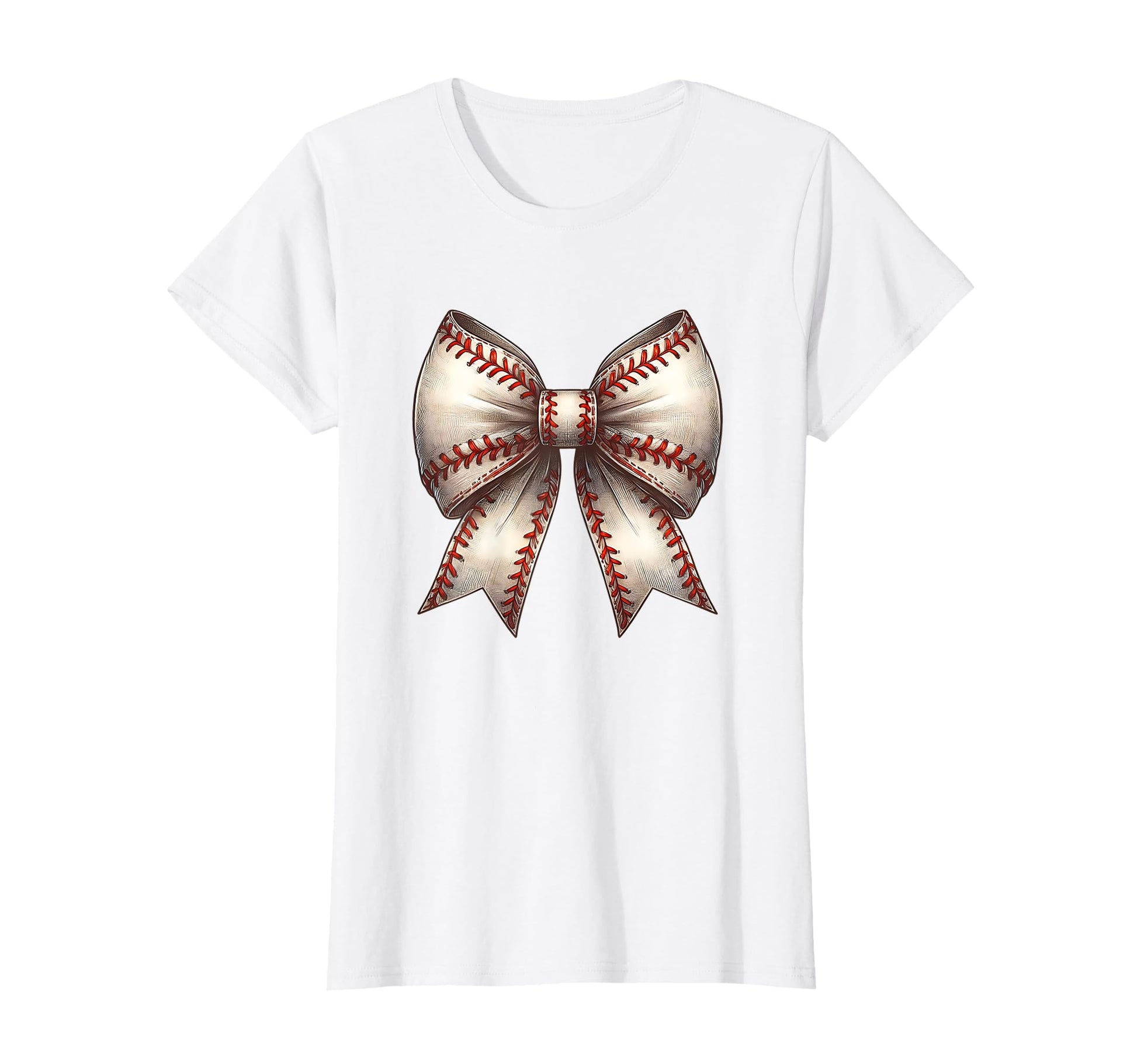 Groovy Mama Baseball Coquette Stitch Bow T-Shirt - Graphic Print Unisex - T-Shirt, Sweatshirt, Hoodie