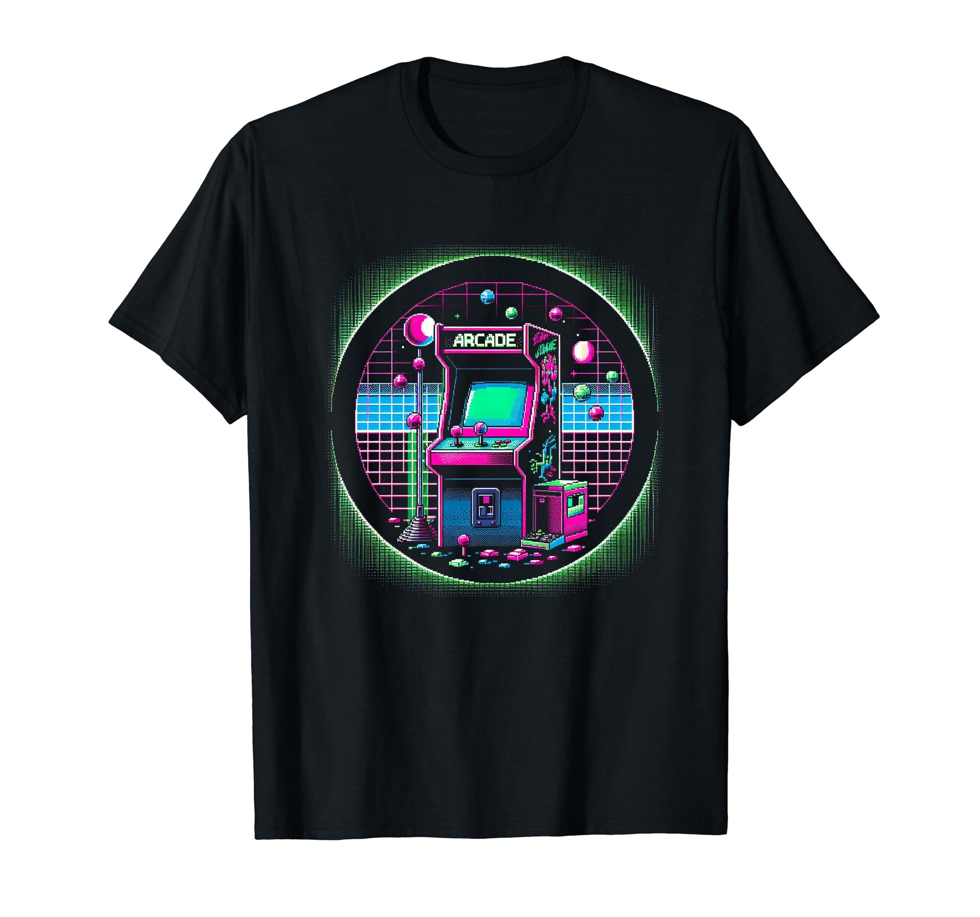 1980S Arcade T-Shirt - Unique Graphic Unisex - T-Shirt, Sweatshirt, Hoodie
