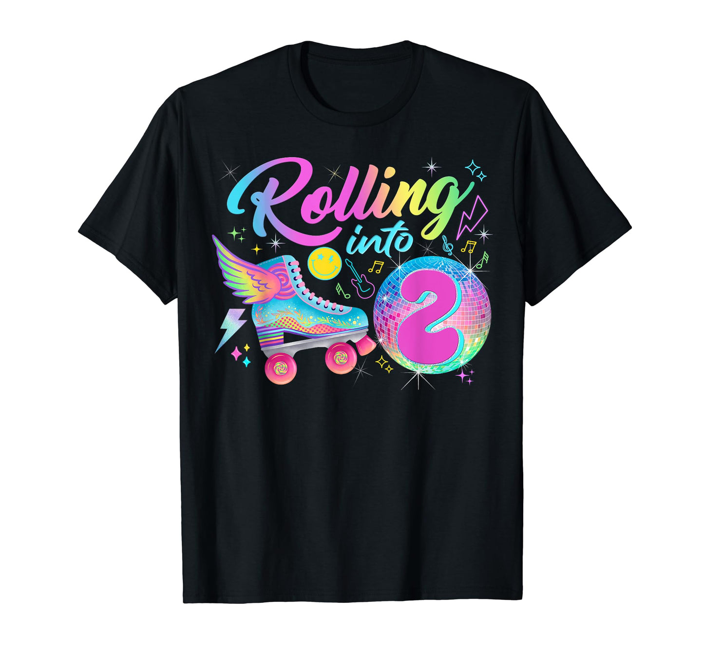 Roller Skates Birthday Disco Ball T-Shirt - Streetwear Style Men Women - T-Shirt, Sweatshirt, Hoodie