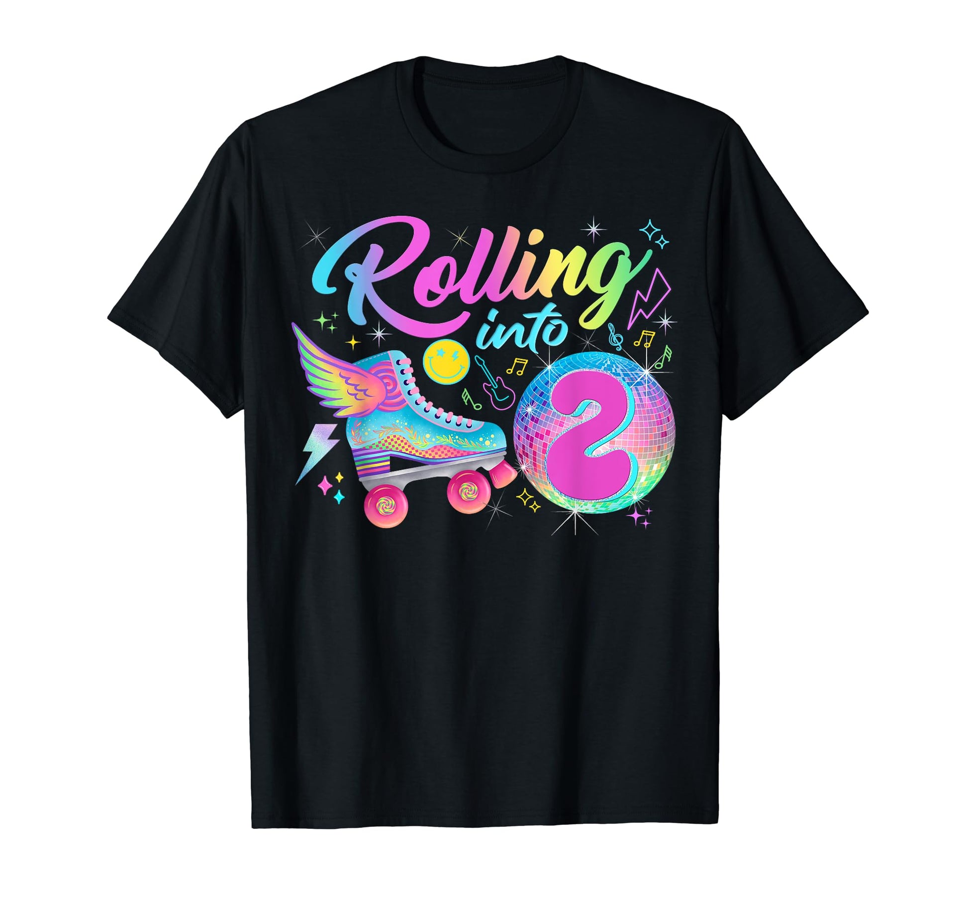 Roller Skates Birthday Disco Ball T-Shirt - Streetwear Style Men Women - T-Shirt, Sweatshirt, Hoodie