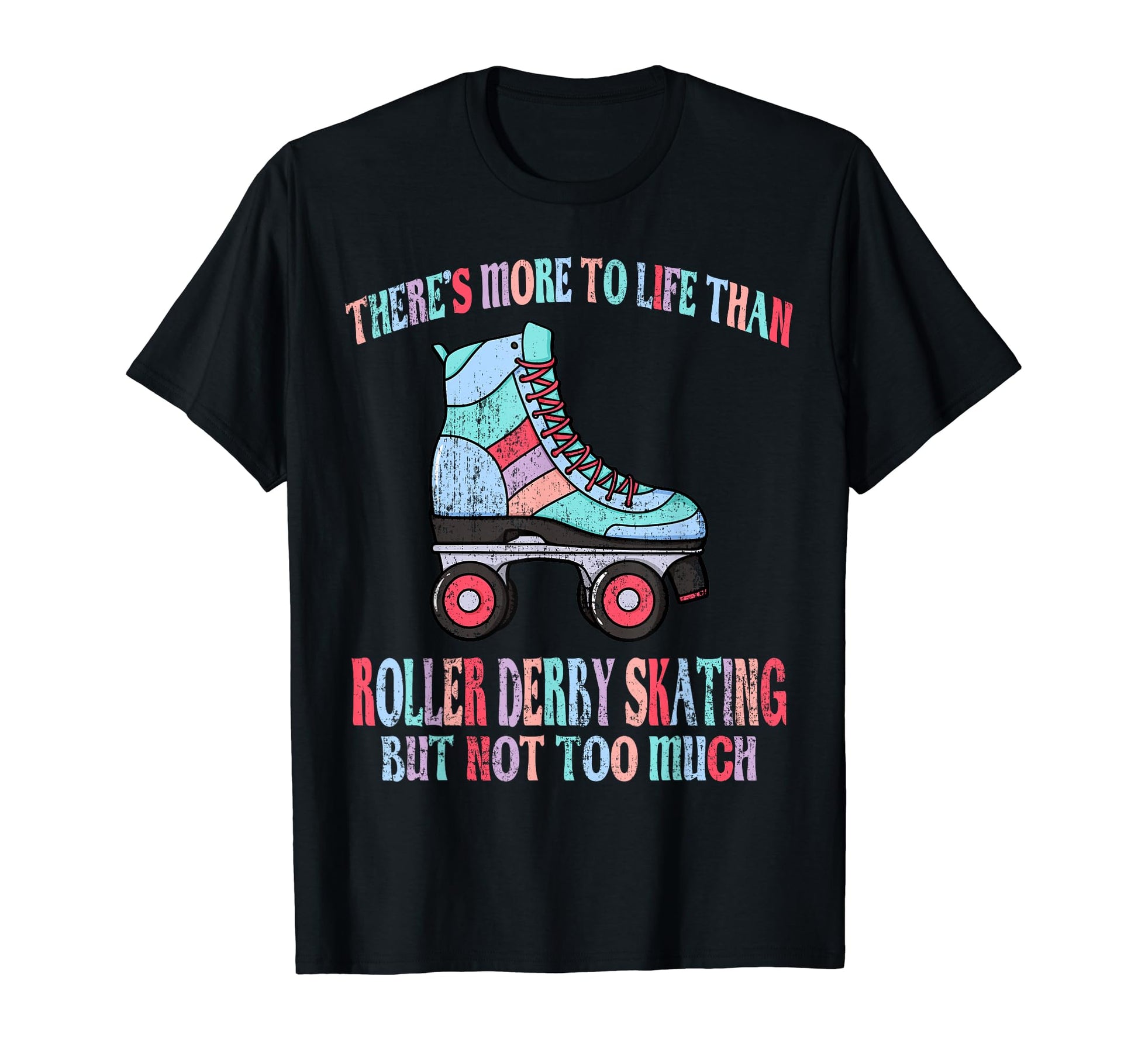 Roller Derby Skater Old School T-Shirt - Fun Novelty Design Men Women - T-Shirt, Sweatshirt, Hoodie
