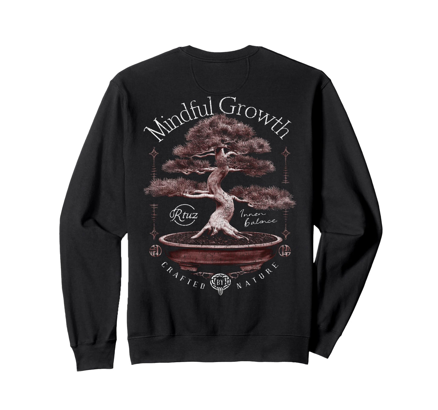 Back Y2K Streetwear Bonsai Sweatshirt - Trendy Graphic Unisex - T-Shirt, Sweatshirt, Hoodie