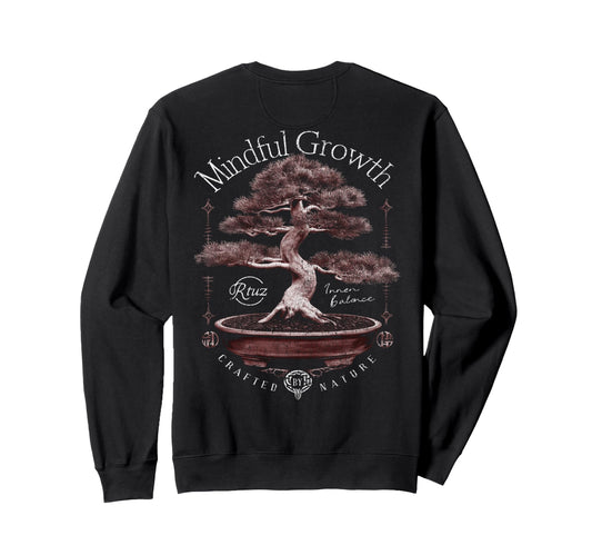 Back Y2K Streetwear Bonsai Sweatshirt - Trendy Graphic Unisex - T-Shirt, Sweatshirt, Hoodie
