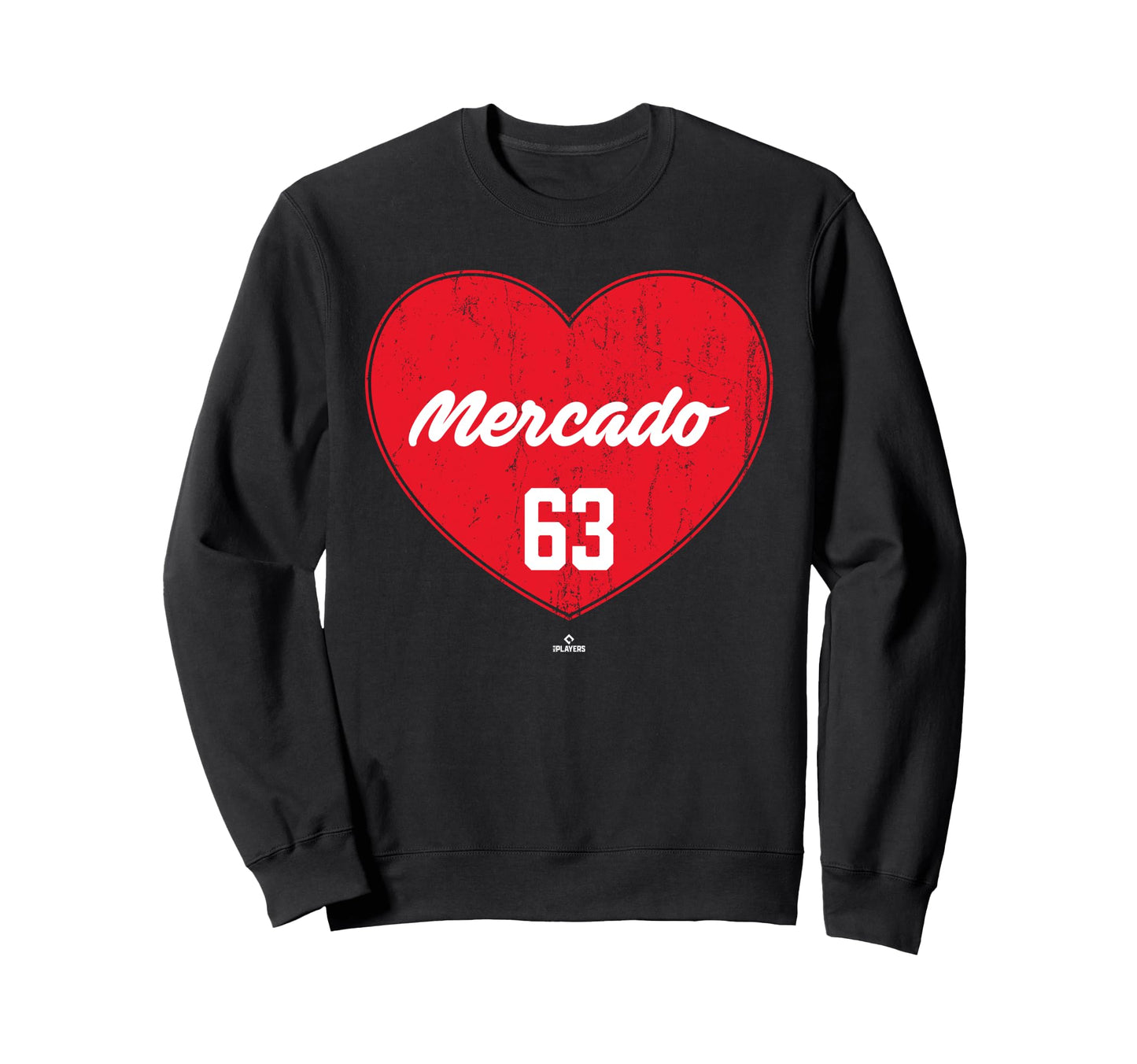 Distressed Heart Michael Mercado Sweatshirt - Graphic Print for Adults - T-Shirt, Sweatshirt, Hoodie