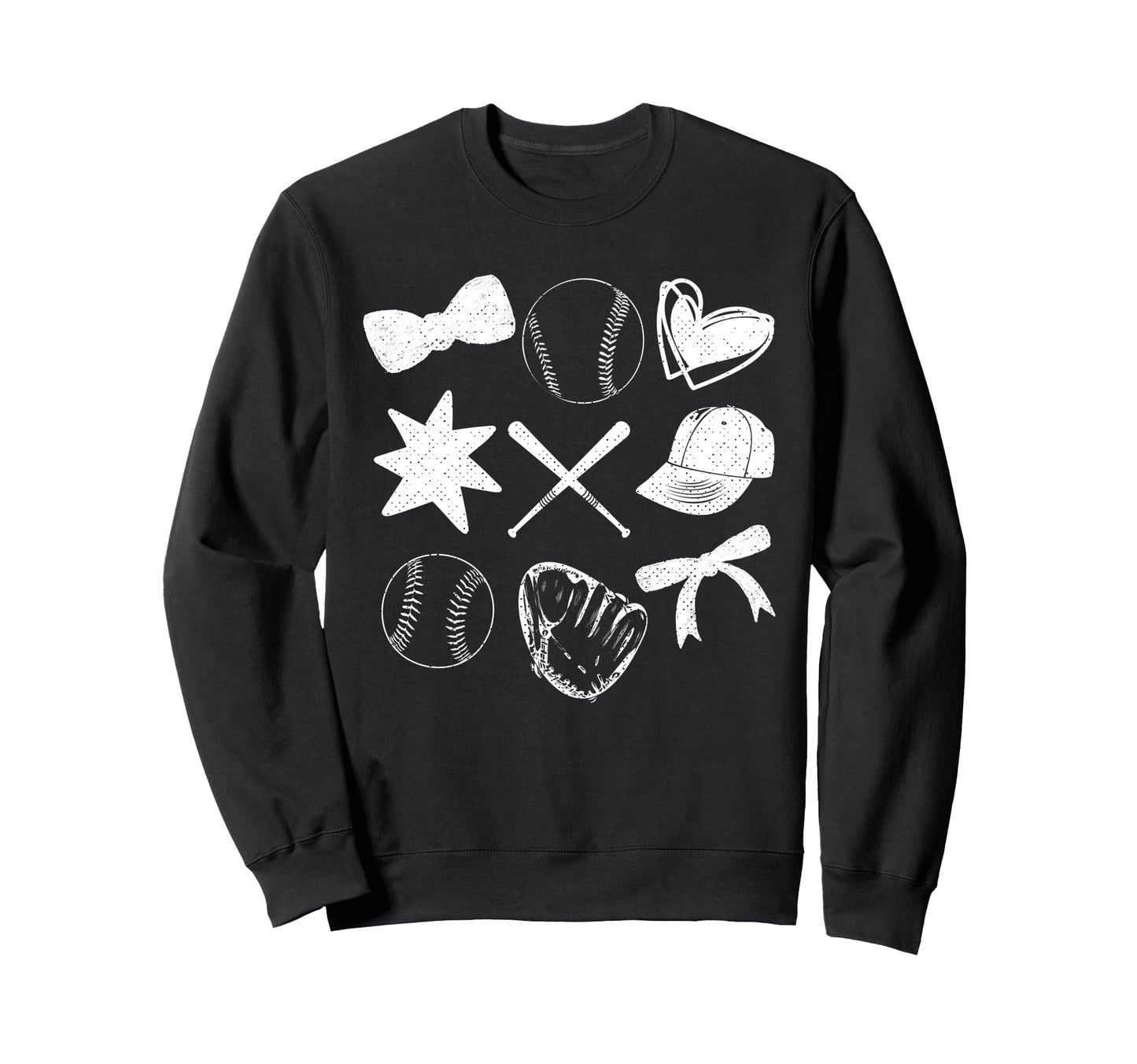 Baseball Mama Coquette Bow Baseball Sweatshirt - Trendy Graphic for Adults - T-Shirt, Sweatshirt, Hoodie