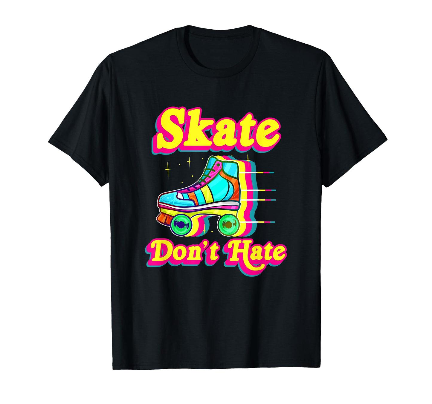 Roller Skating 70S 80S Designs Hoodie - Graphic Print Men Women - T-Shirt, Sweatshirt, Hoodie