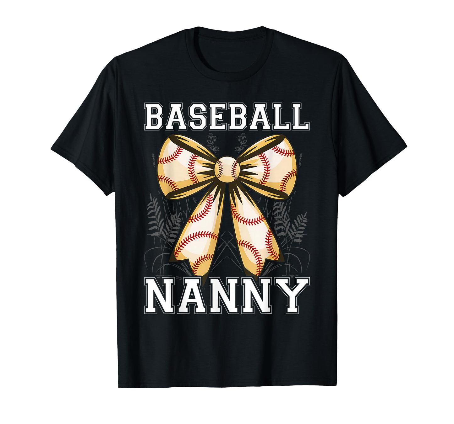 Baseball Nanny Coquette Bow T-Shirt - Graphic Print Unisex - T-Shirt, Sweatshirt, Hoodie