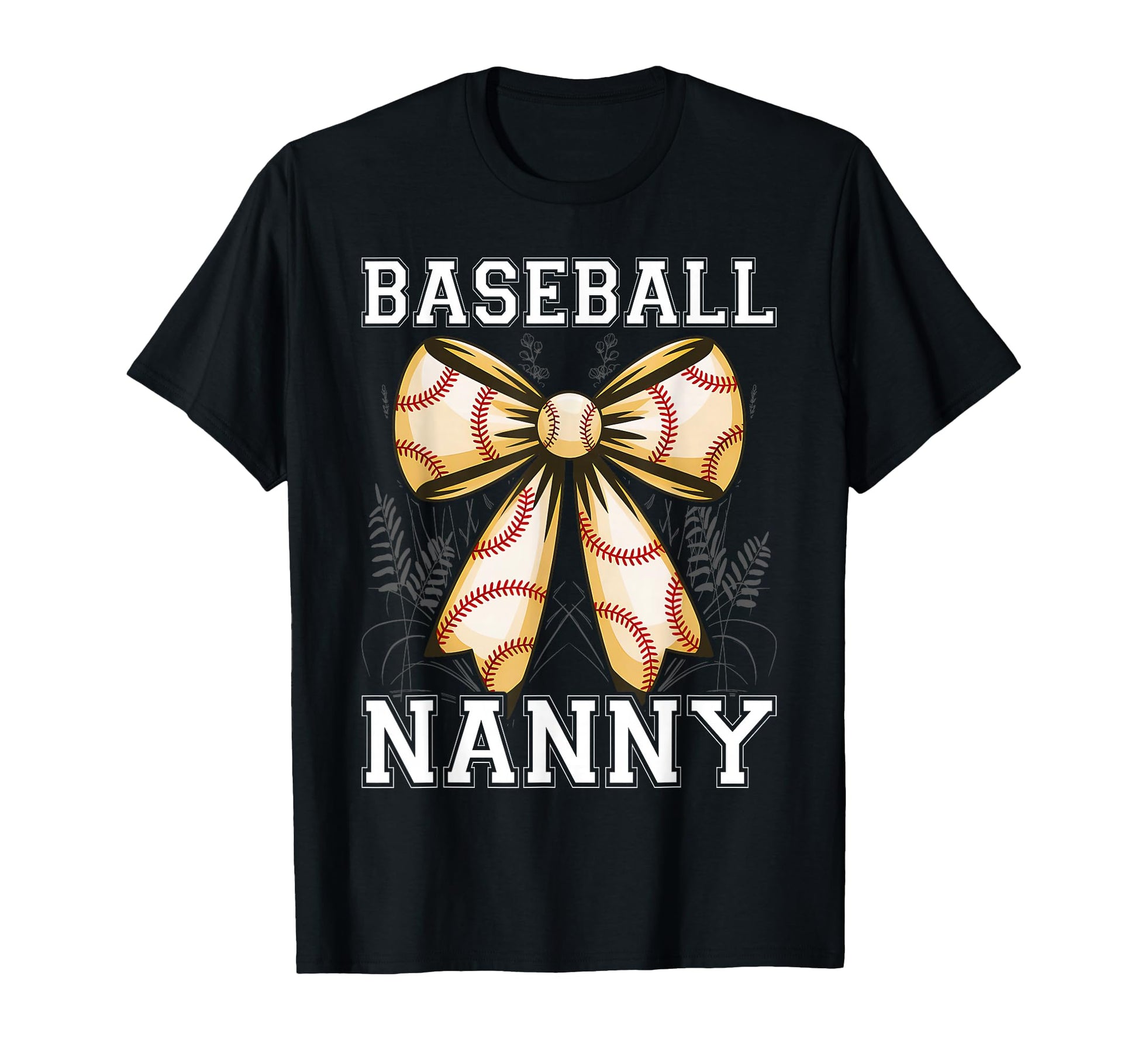 Baseball Nanny Coquette Bow T-Shirt - Graphic Print Unisex - T-Shirt, Sweatshirt, Hoodie