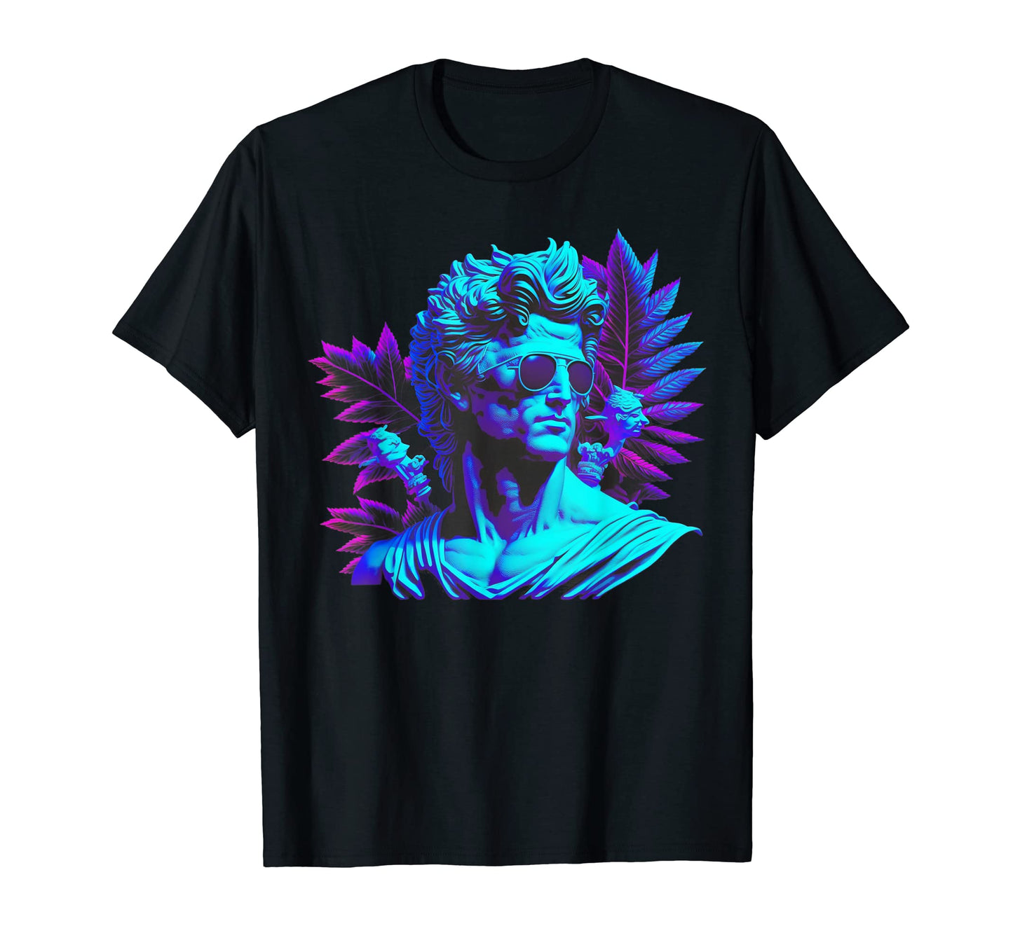 Greek Statue Vaporwave Retrowave T-Shirt - Trendy Graphic for Adults - T-Shirt, Sweatshirt, Hoodie