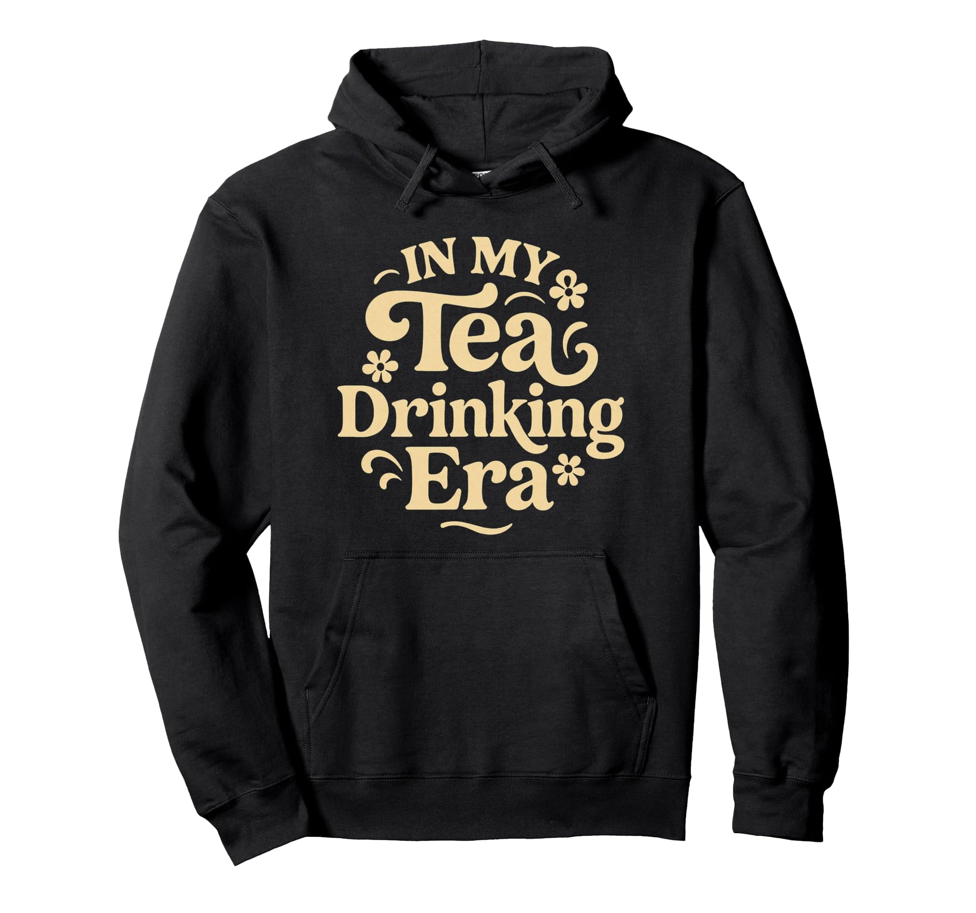 My Tea Drinking Era 70S Groovy Hoodie - Fun Novelty Design for Adults - T-Shirt, Sweatshirt, Hoodie