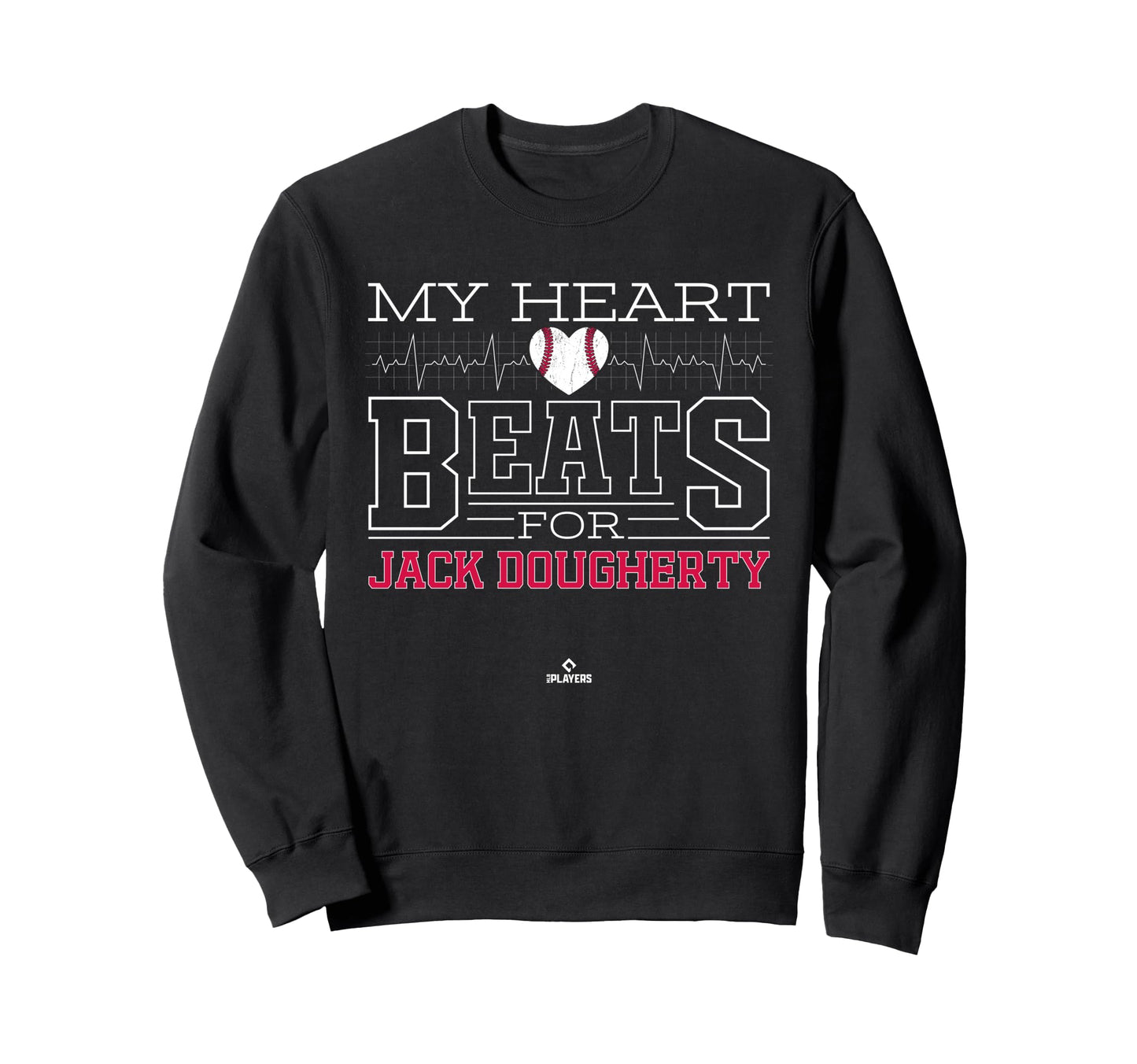 My Heart Beats Jack Dougherty Sweatshirt - Casual Everyday Wear for Adults - T-Shirt, Sweatshirt, Hoodie
