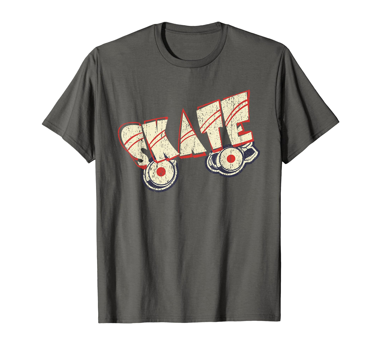 Skate Wheels Lets Roll Roller Skates T-Shirt - Casual Everyday Wear Unisex - T-Shirt, Sweatshirt, Hoodie