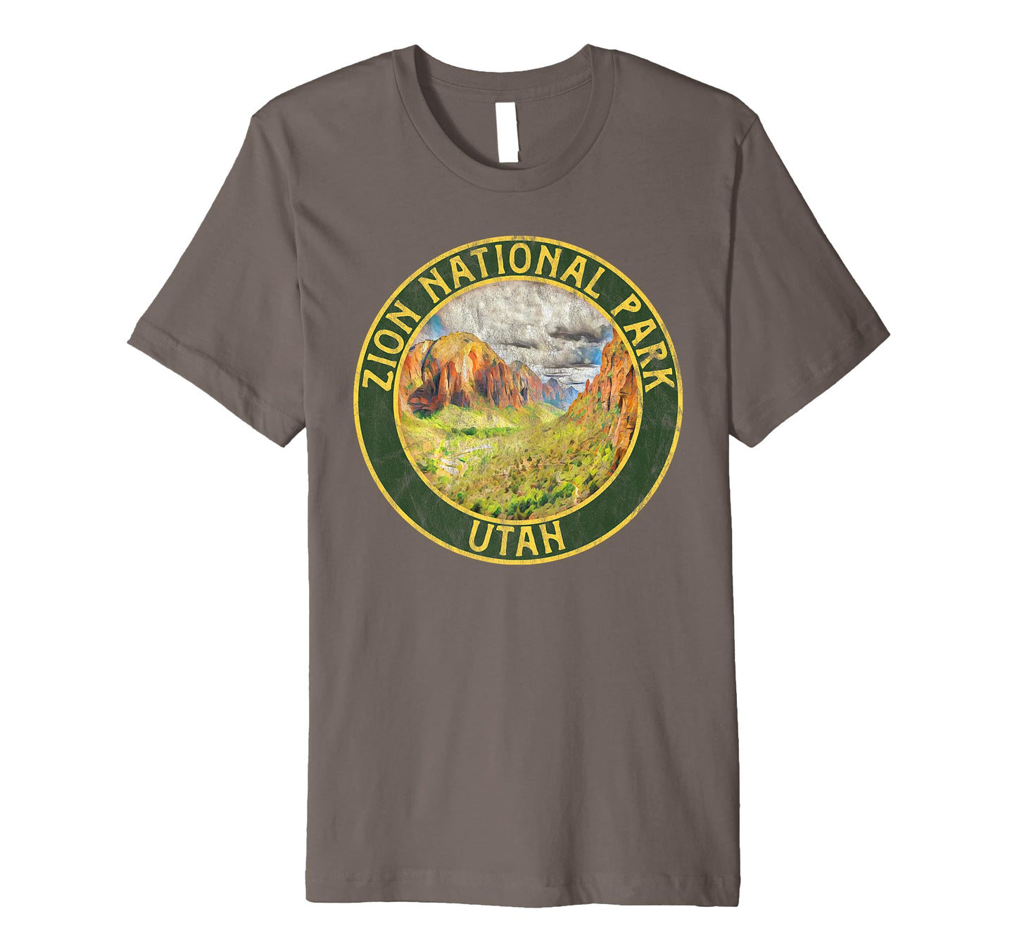 Zion National Park T-Shirt - Minimalist Print Men Women - T-Shirt, Sweatshirt, Hoodie