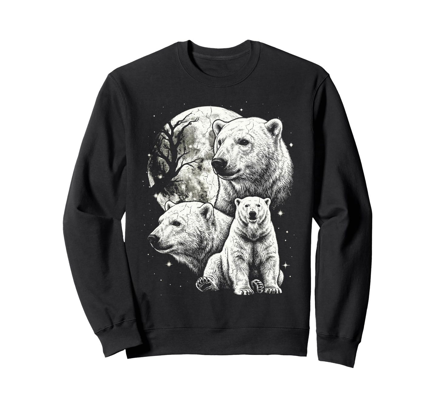 Polar Bear 90S Aesthetic Y2K Sweatshirt - Casual Everyday Wear Unisex - T-Shirt, Sweatshirt, Hoodie