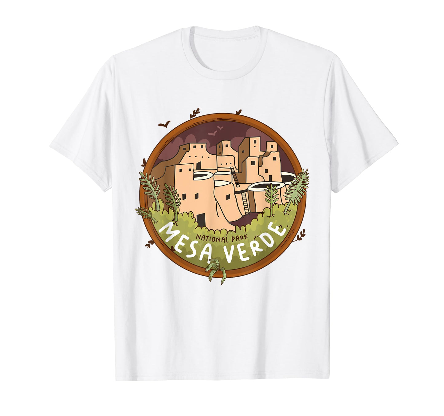 Mesa Verde Us National Park Colorado T-Shirt - Unique Graphic for Adults - T-Shirt, Sweatshirt, Hoodie