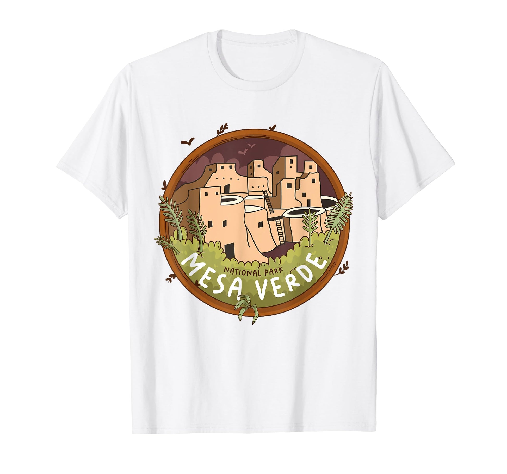 Mesa Verde Us National Park Colorado T-Shirt - Unique Graphic for Adults - T-Shirt, Sweatshirt, Hoodie