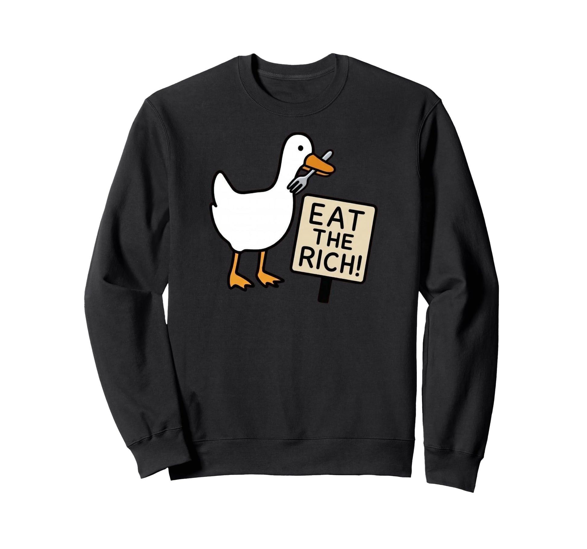 Eat Rich Goose Y2K 90S Feminist Sweatshirt - Unique Graphic for Adults - T-Shirt, Sweatshirt, Hoodie