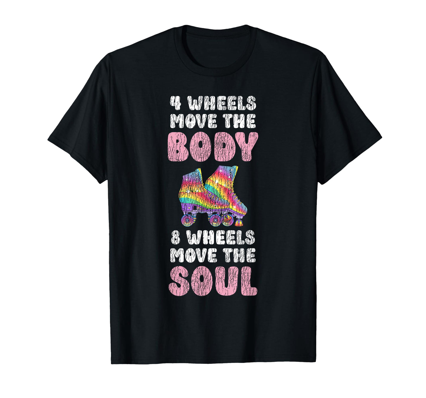 Roller Skating Skate 1970S 4 Wheels T-Shirt - Aesthetic Graphic for Adults - T-Shirt, Sweatshirt, Hoodie