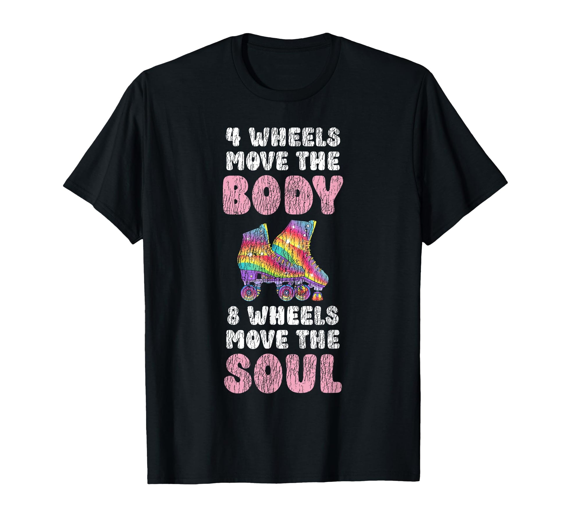 Roller Skating Skate 1970S 4 Wheels T-Shirt - Aesthetic Graphic for Adults - T-Shirt, Sweatshirt, Hoodie