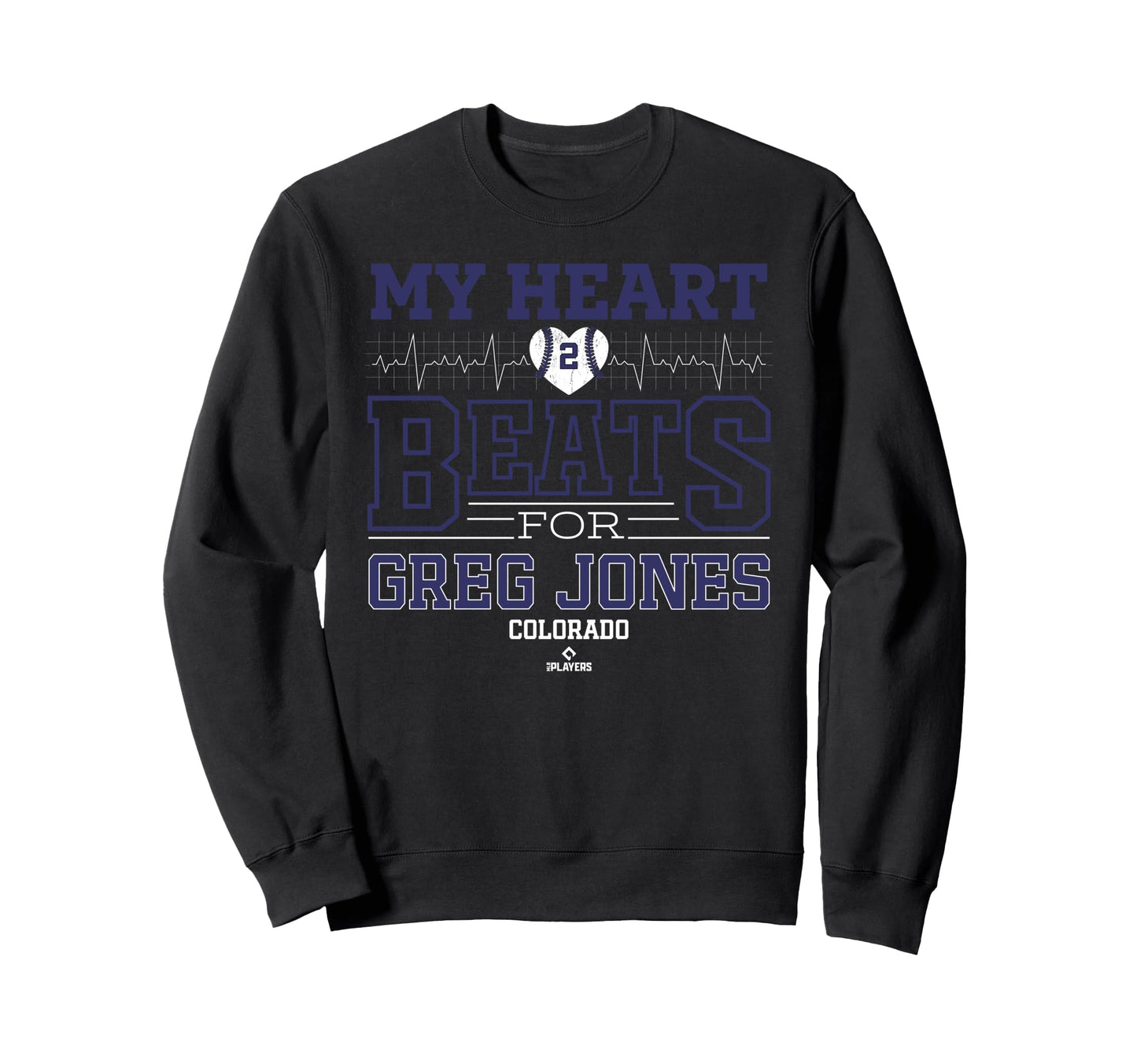 My Heart Beats Greg Jones Colorado Sweatshirt - Graphic Print Unisex - T-Shirt, Sweatshirt, Hoodie