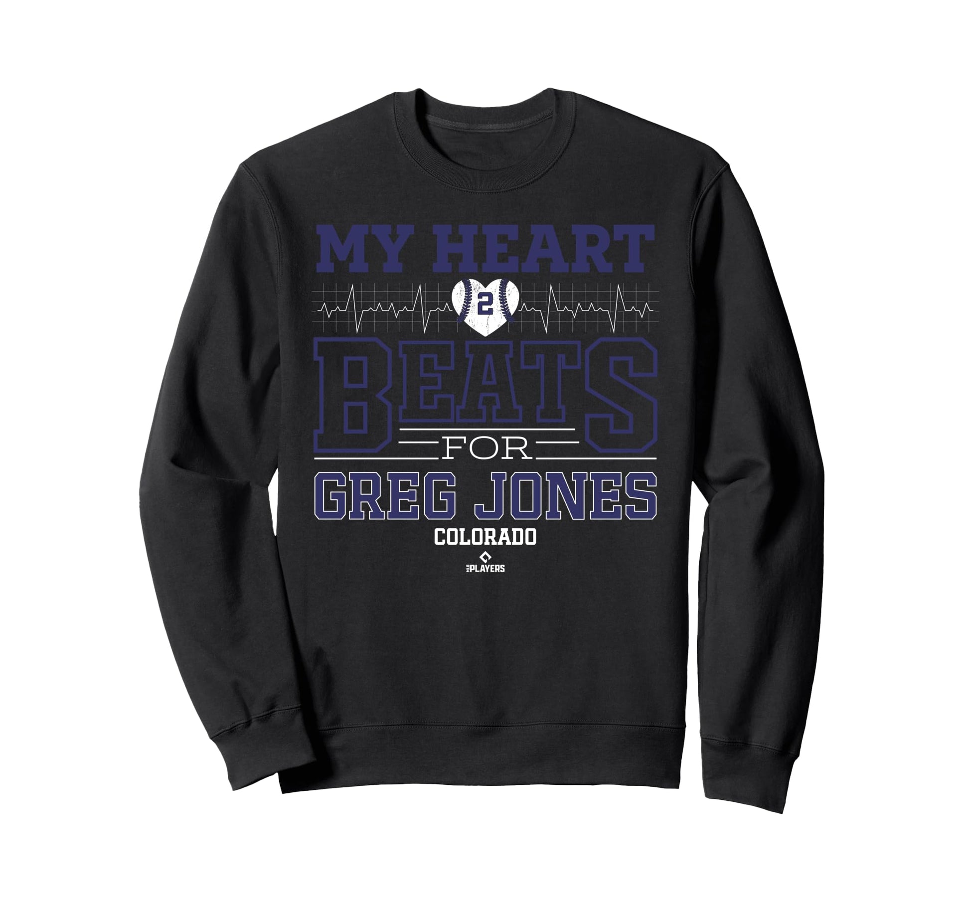 My Heart Beats Greg Jones Colorado Sweatshirt - Graphic Print Unisex - T-Shirt, Sweatshirt, Hoodie