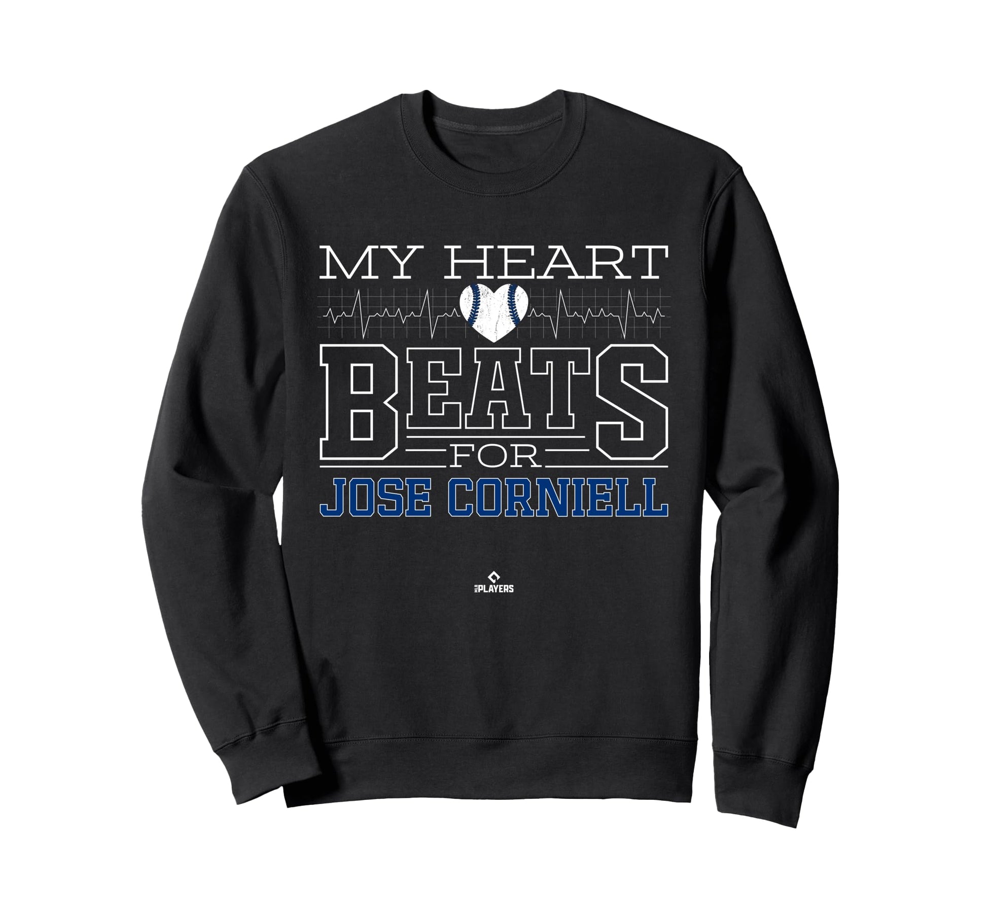 My Heart Beats Jose Corniell Sweatshirt - Fun Novelty Design for Adults - T-Shirt, Sweatshirt, Hoodie