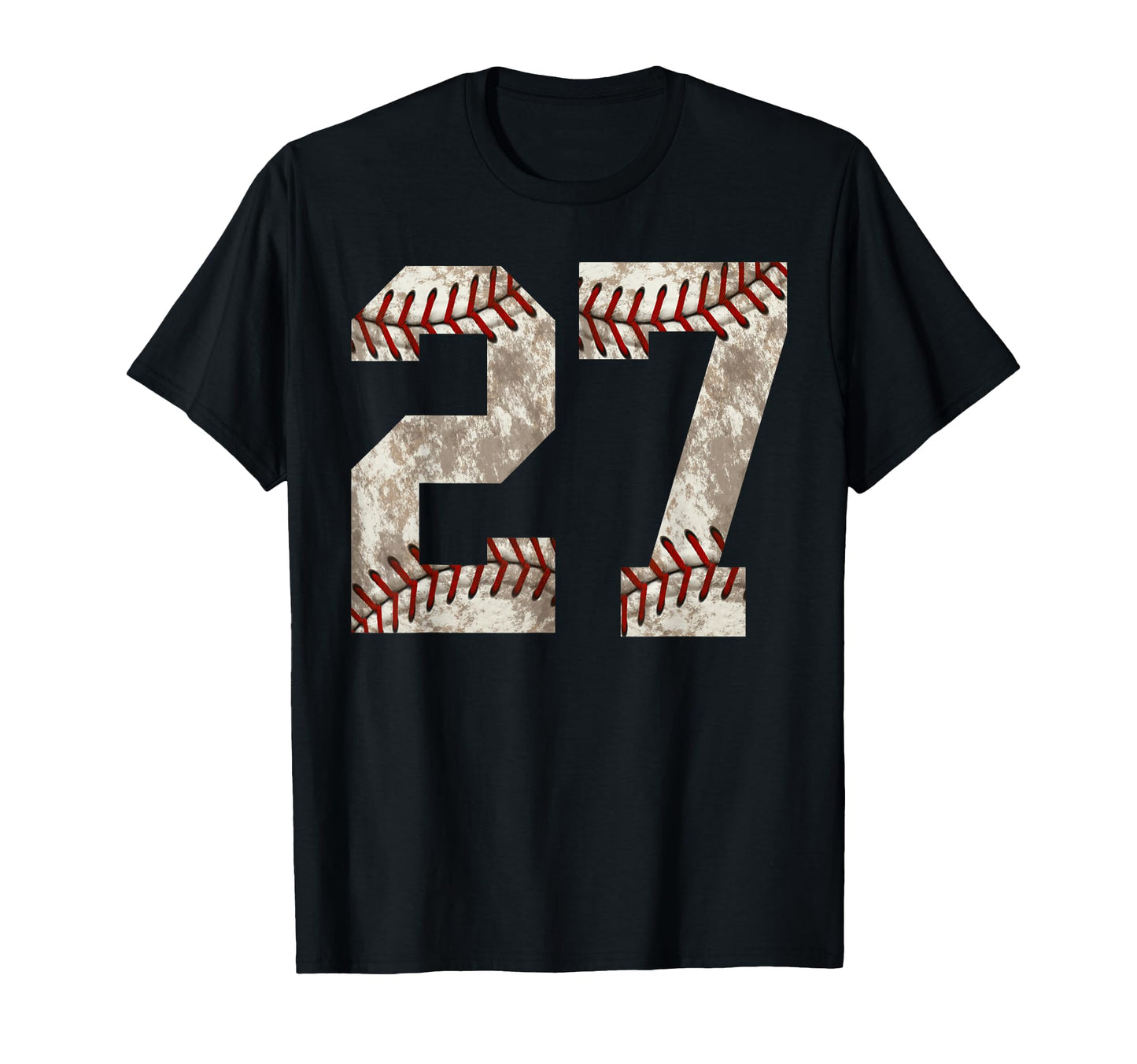 Baseball Player Jersey Number 27 T-Shirt - Novelty Apparel Unisex - T-Shirt, Sweatshirt, Hoodie