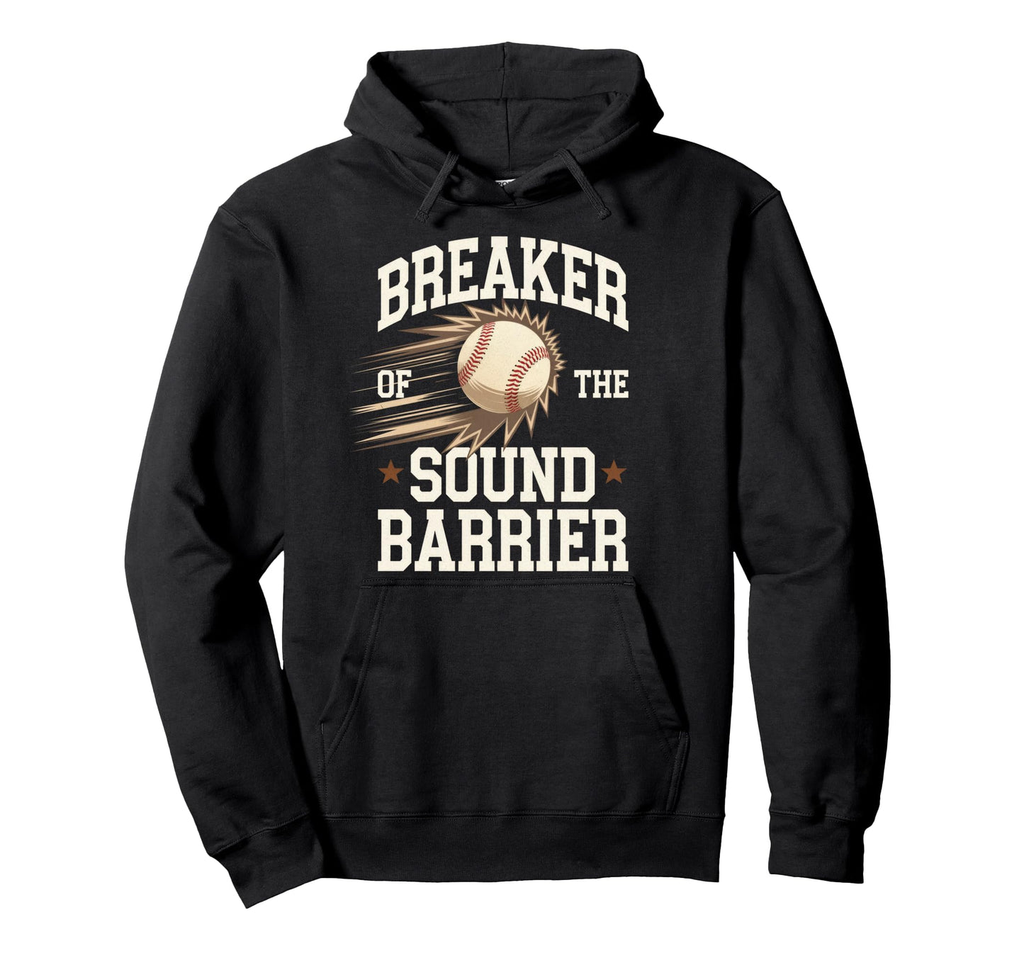 Breaker Sound Barrier Baseball Pitcher Hoodie - Fun Novelty Design Unisex - T-Shirt, Sweatshirt, Hoodie