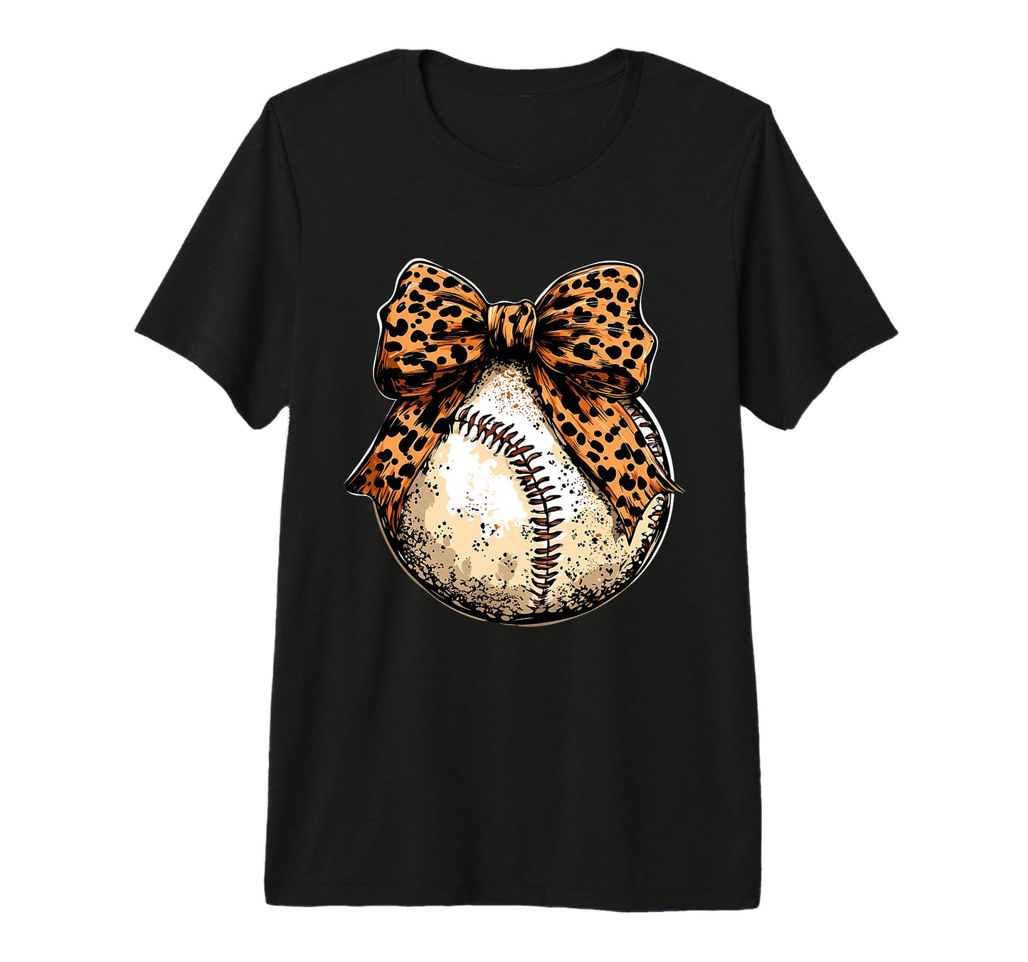 Baseball Coquette Bow Baseball Game T-Shirt - Minimalist Print Men Women - T-Shirt, Sweatshirt, Hoodie