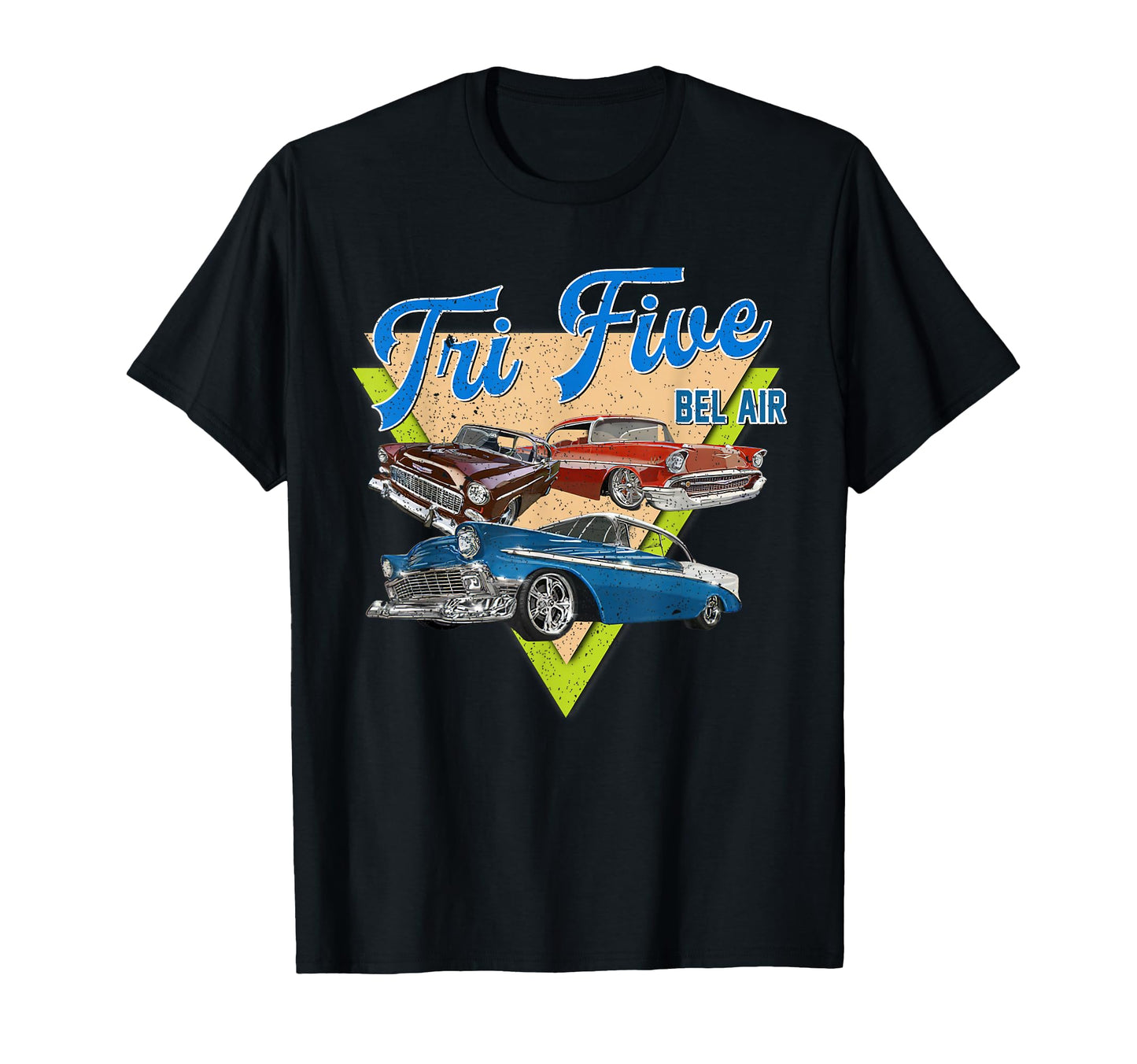 1957 1955 1956 55 56 57 Bel Air Tri T-Shirt - Trendy Graphic for Adults - T-Shirt, Sweatshirt, Hoodie