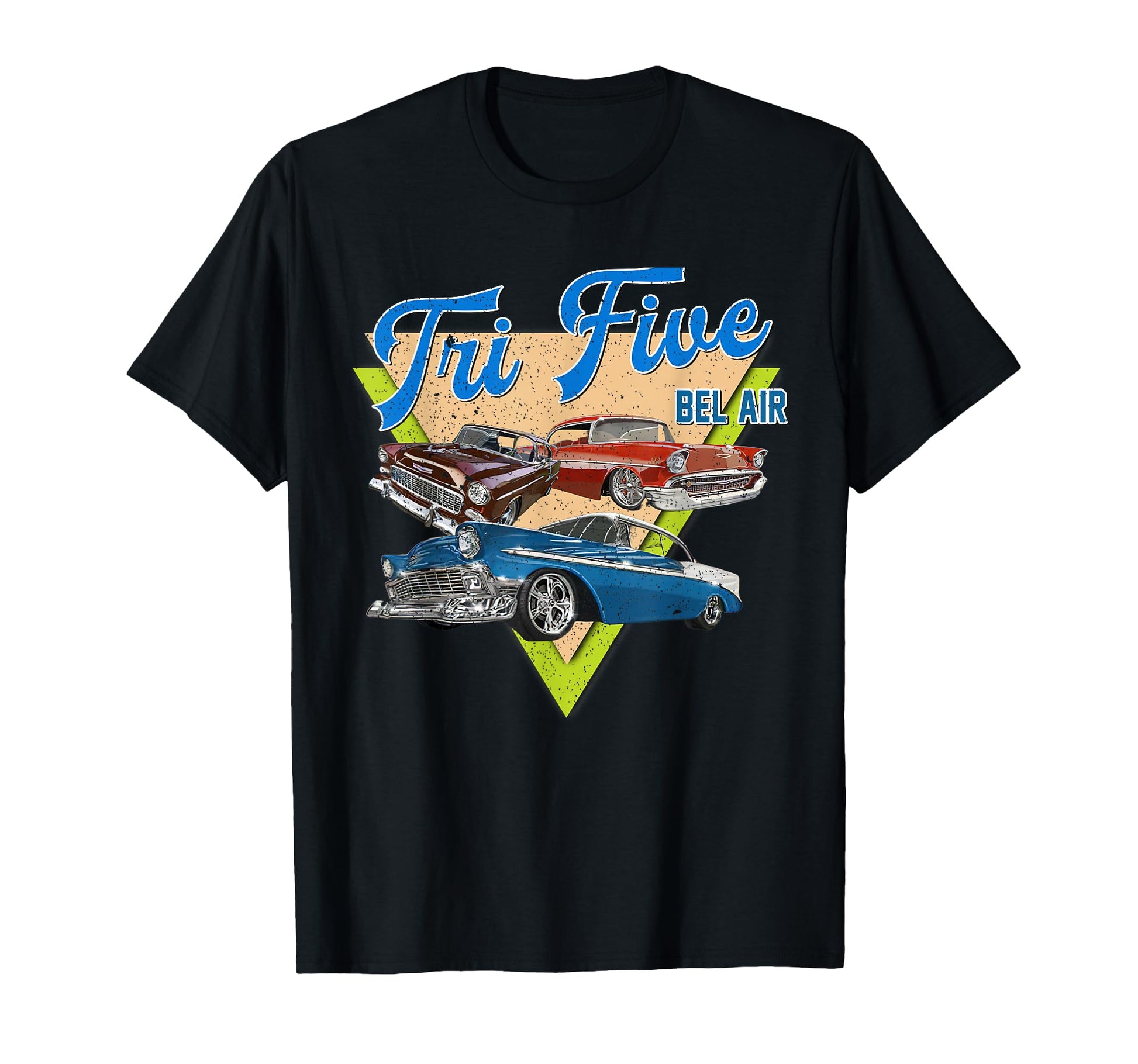 1957 1955 1956 55 56 57 Bel Air Tri T-Shirt - Trendy Graphic for Adults - T-Shirt, Sweatshirt, Hoodie