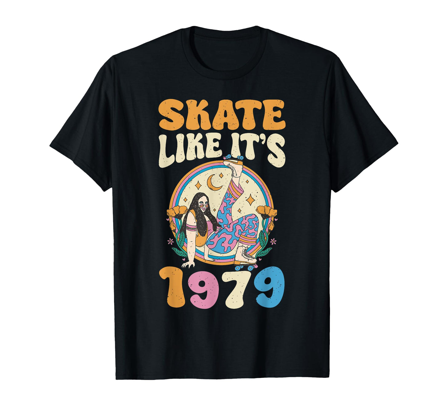 Roller Skating 70S 80S Roller Skate T-Shirt - Aesthetic Graphic for Adults - T-Shirt, Sweatshirt, Hoodie