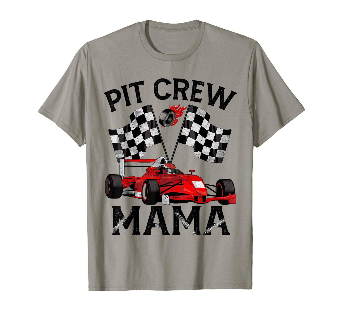 Pit Crew Mama Race Car Birthday Party T-Shirt - Aesthetic Graphic Unisex - T-Shirt, Sweatshirt, Hoodie
