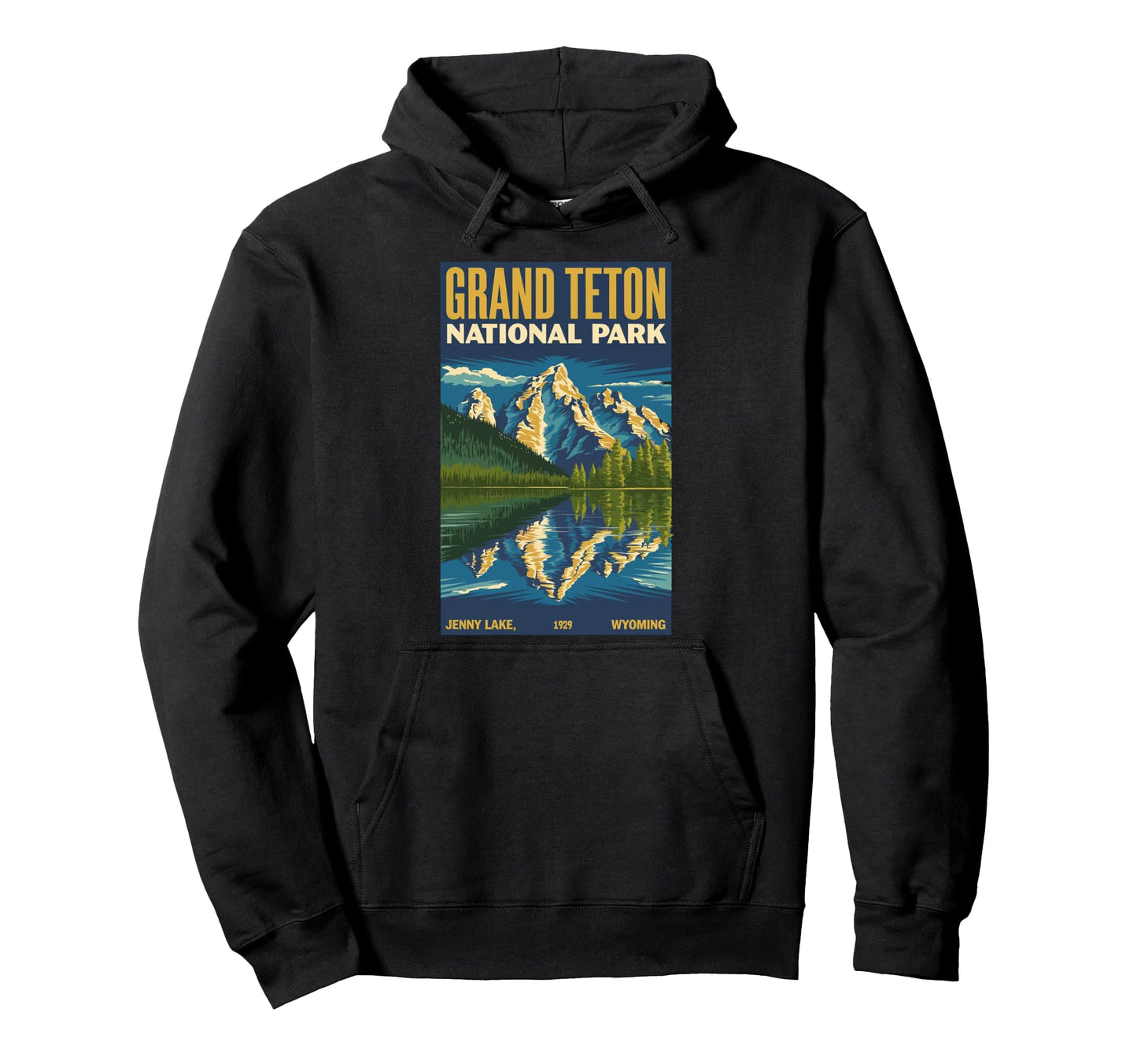 Grand Teton National Park Outdoor Us Hoodie - Aesthetic Graphic for Adults - T-Shirt, Sweatshirt, Hoodie