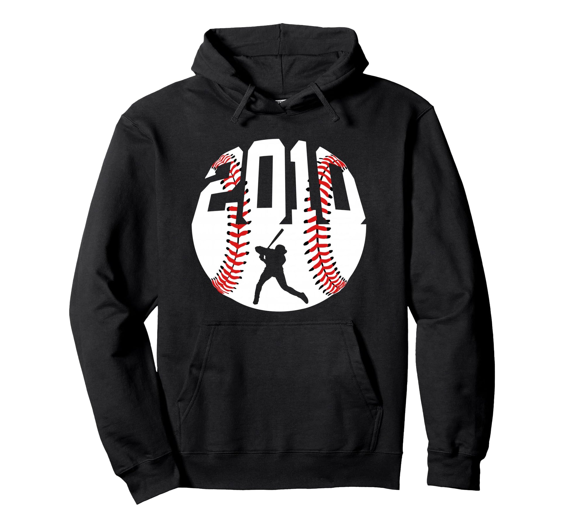 2010 Baseball 16Th Birthday Hoodie - Fun Novelty Design for Adults - T-Shirt, Sweatshirt, Hoodie