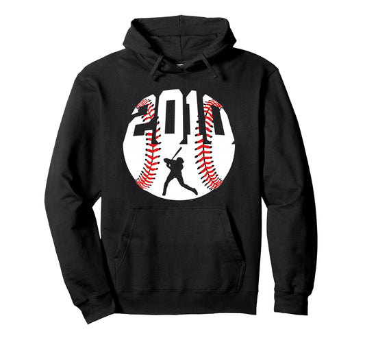 2010 Baseball 16Th Birthday Hoodie - Fun Novelty Design for Adults - T-Shirt, Sweatshirt, Hoodie