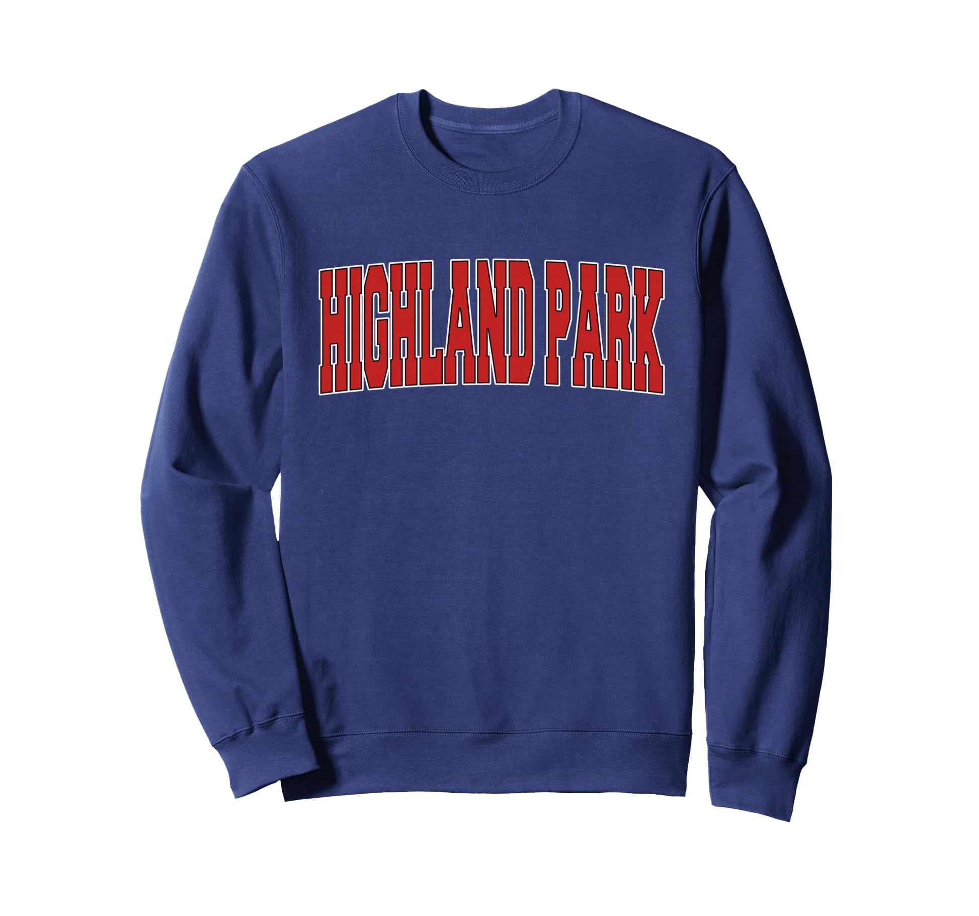 Highland Park Mi Michigan Varsity Sweatshirt - Novelty Apparel for Adults - T-Shirt, Sweatshirt, Hoodie