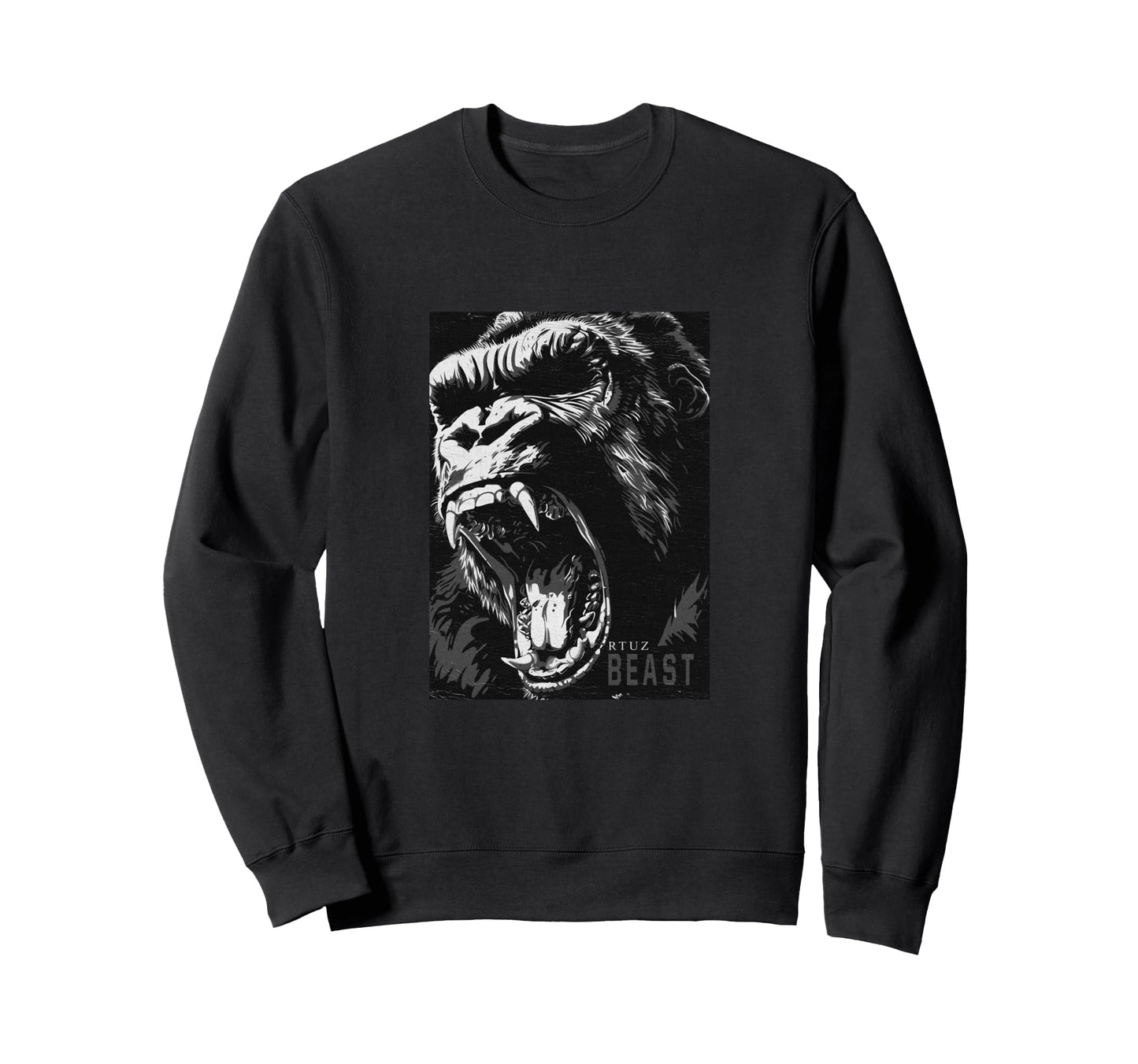 Gorilla Kong Ape Gym Fitness Sweatshirt - Streetwear Style Unisex - T-Shirt, Sweatshirt, Hoodie
